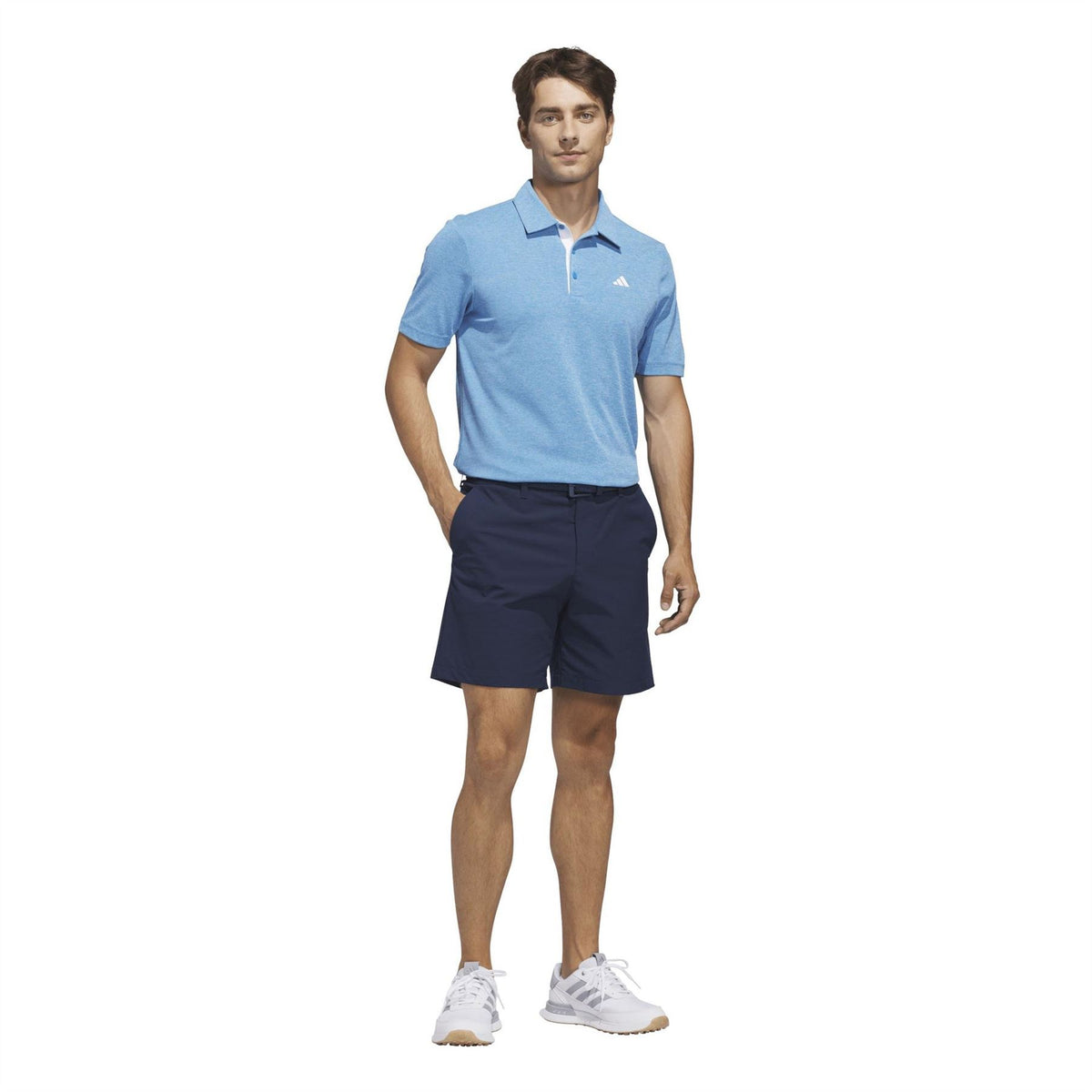 adidas Mens Heather Polo Shirt