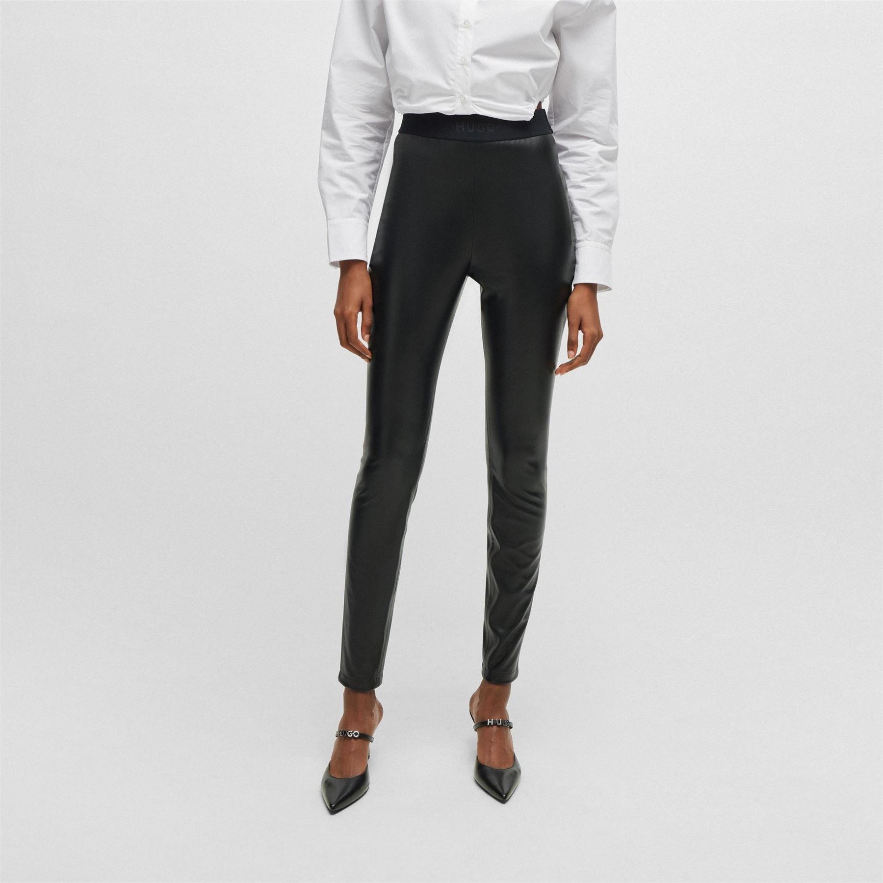 Hugo Womens Honati 3 10241799 01 Straight Leg Trousers