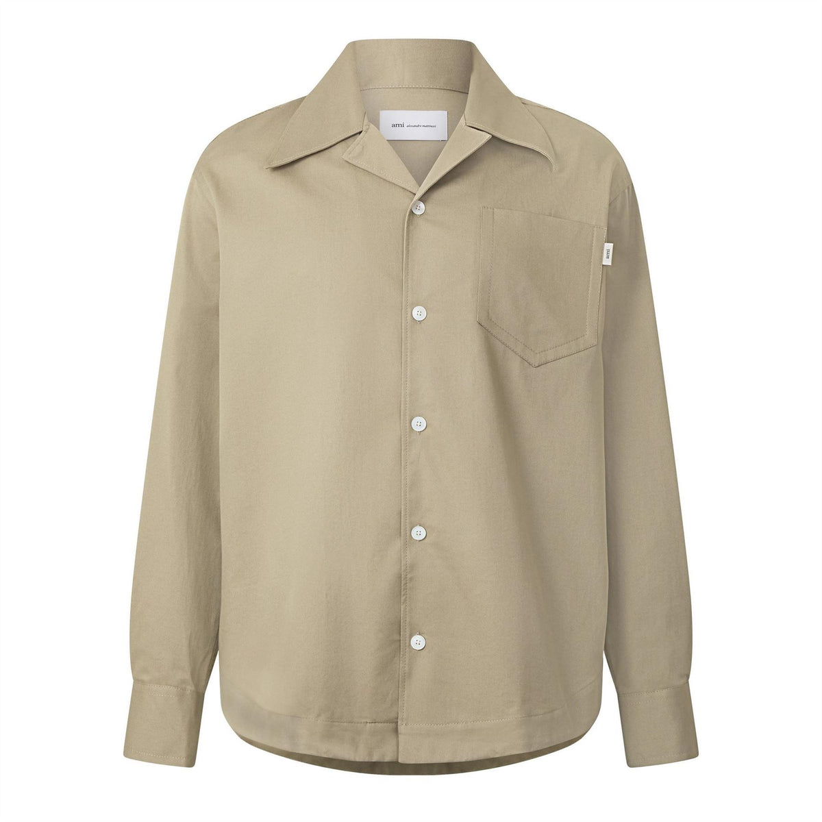AMI Paris Ls Camp Collar Shirt
