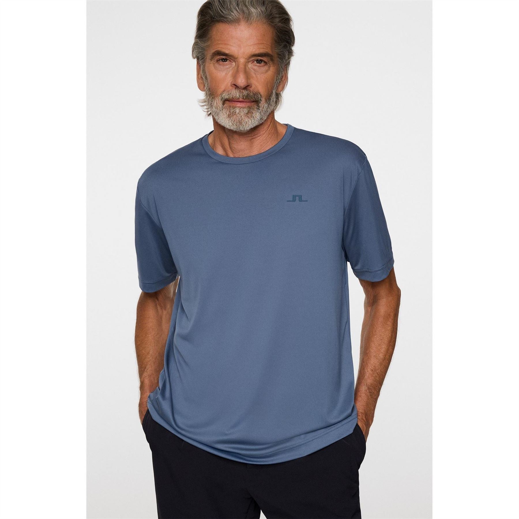 J Lindeberg Crew Neck Short Sleeve Regular Fit T-Shirt