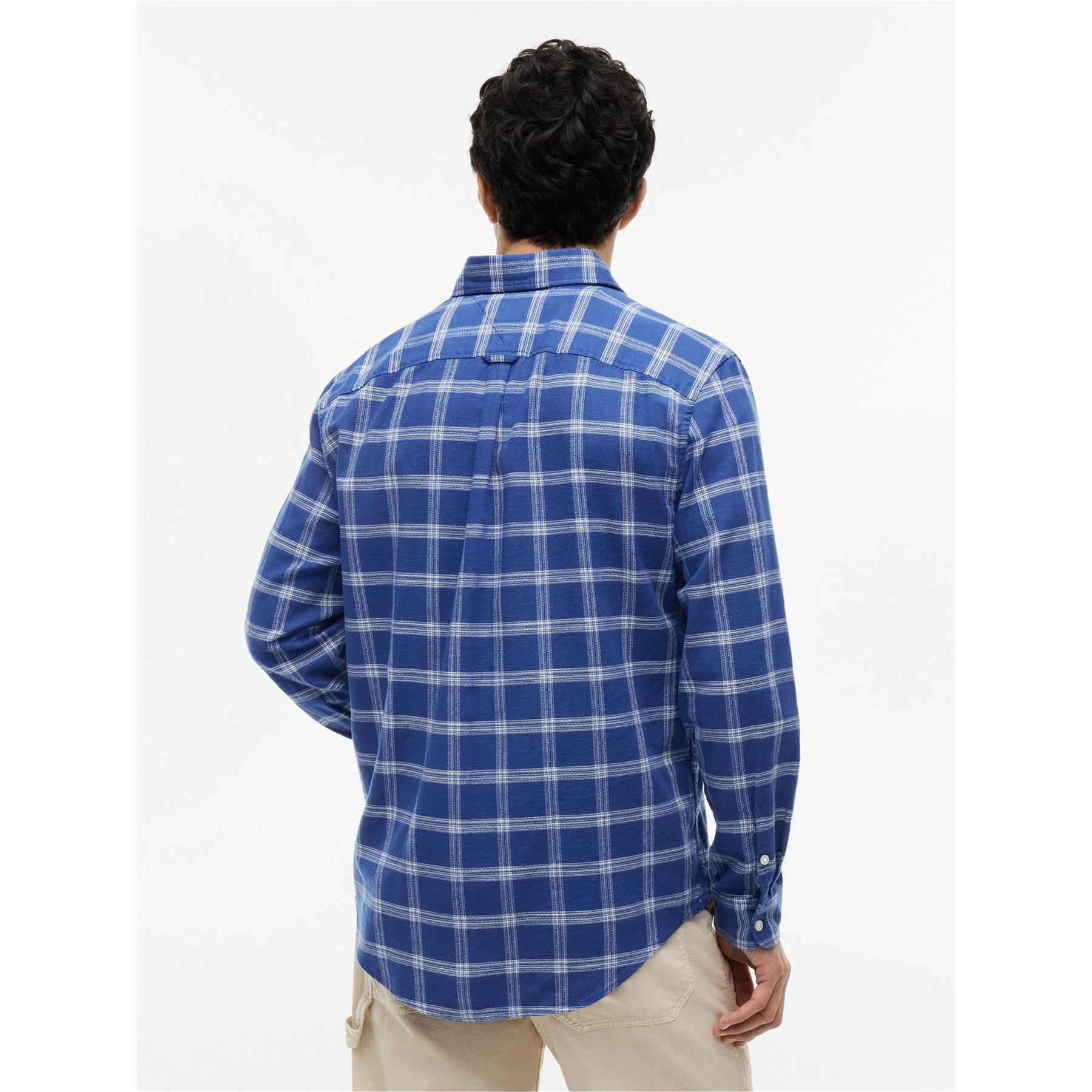 Tommy Jeans Long Sleeve Patterned Shirt