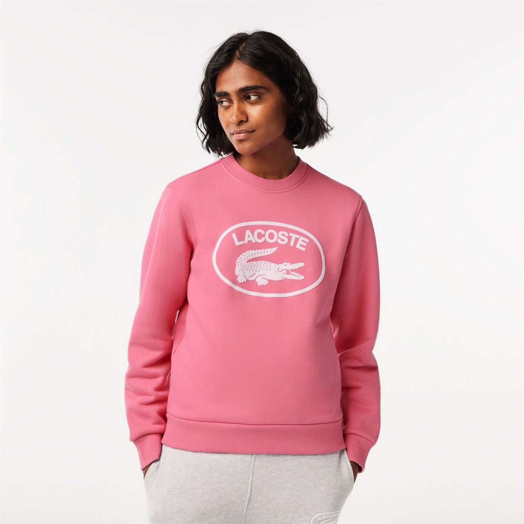 Lacoste Fit Organic Cotton Fleece Sweatshirt