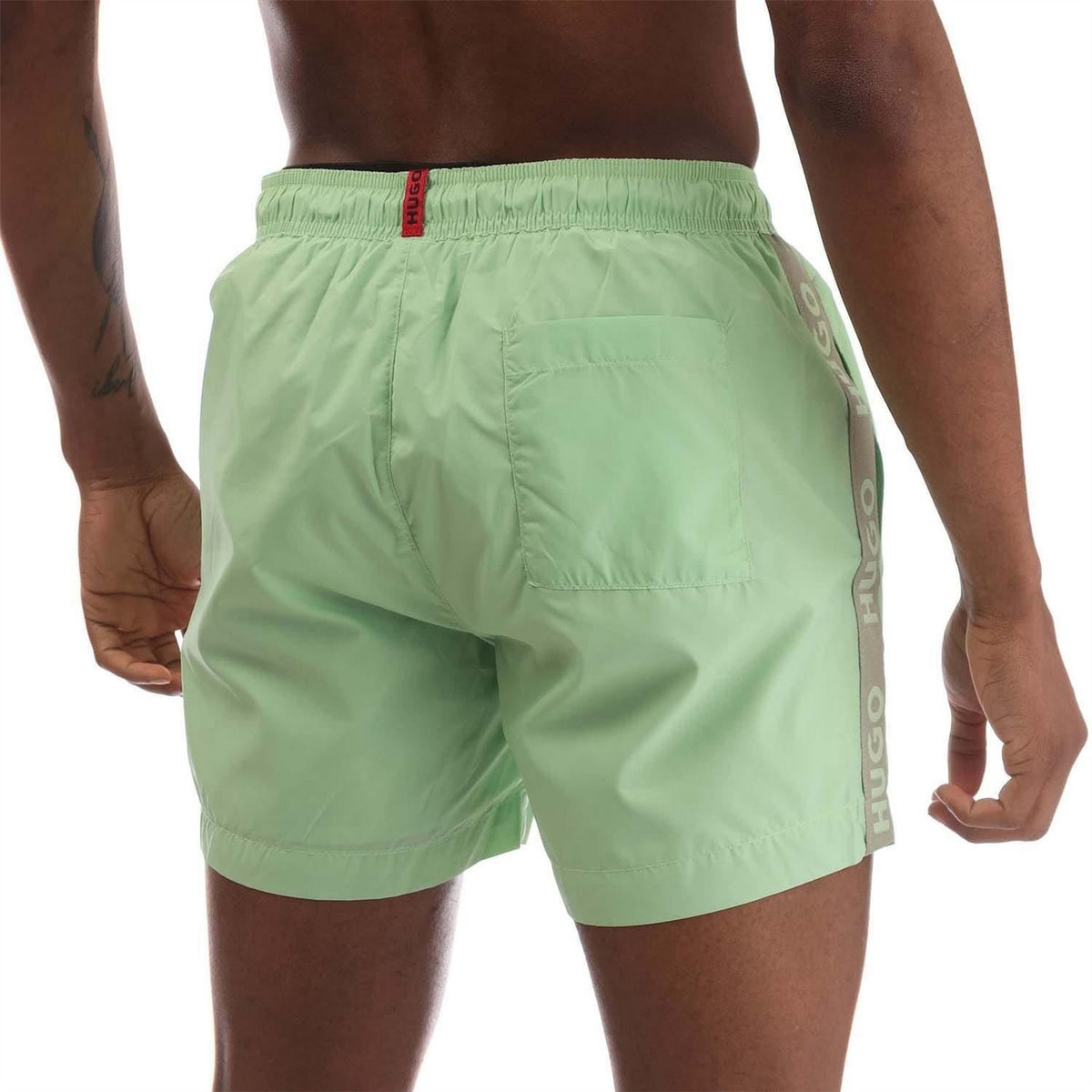 Hugo Logo Tape Swim Shorts