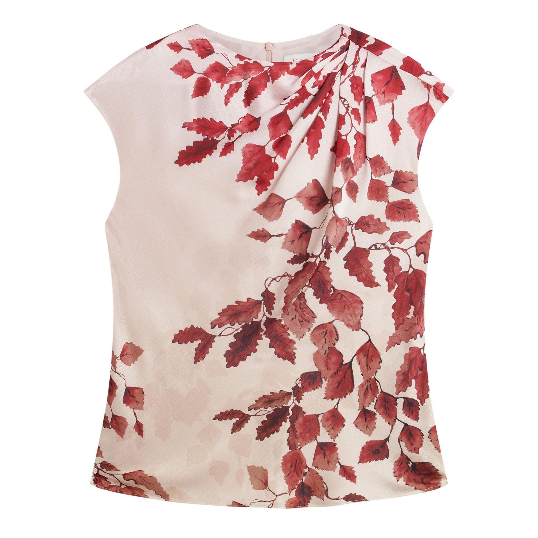Ted Baker Printed Drape Top