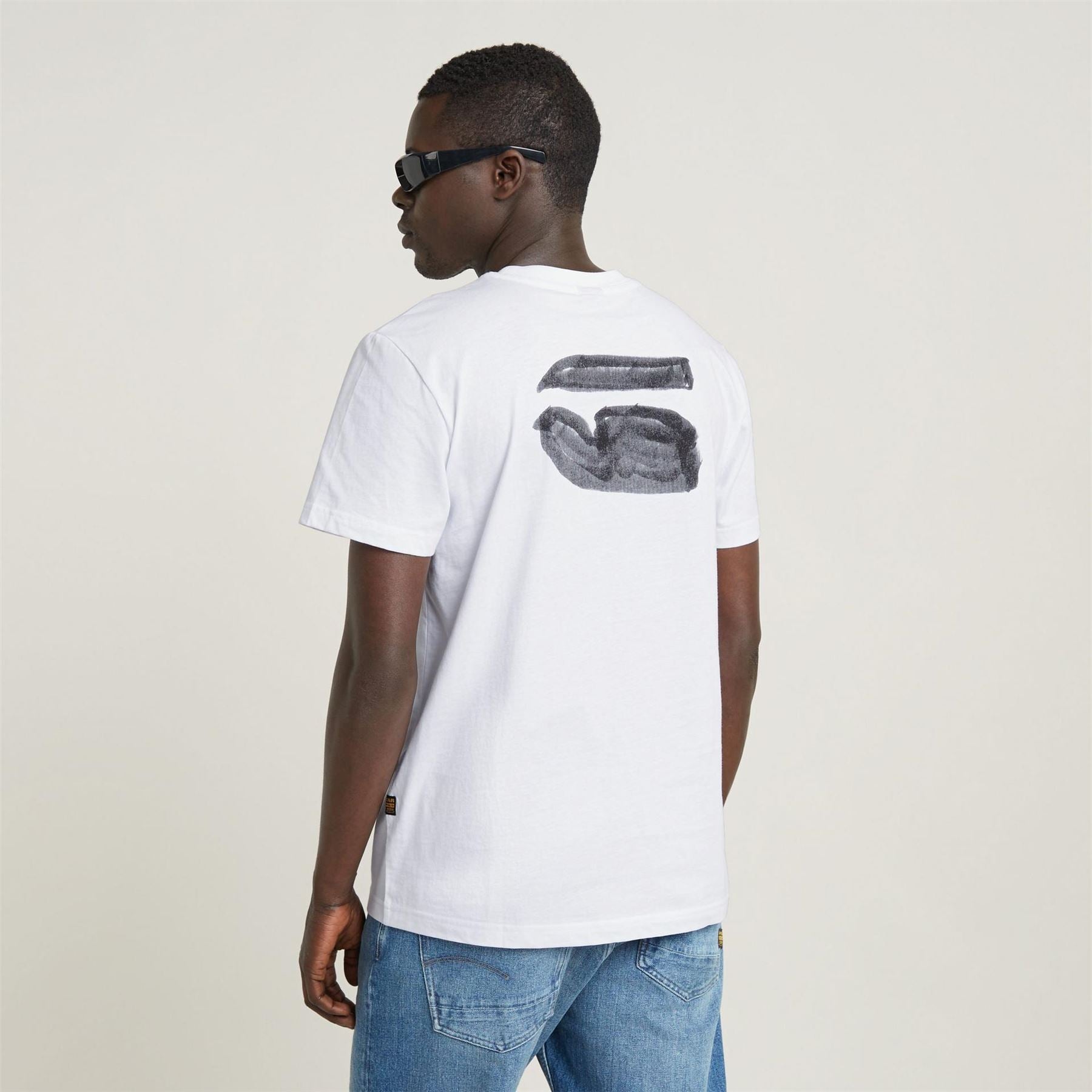 G Star Burger Back Print Regular Fit T-Shirt
