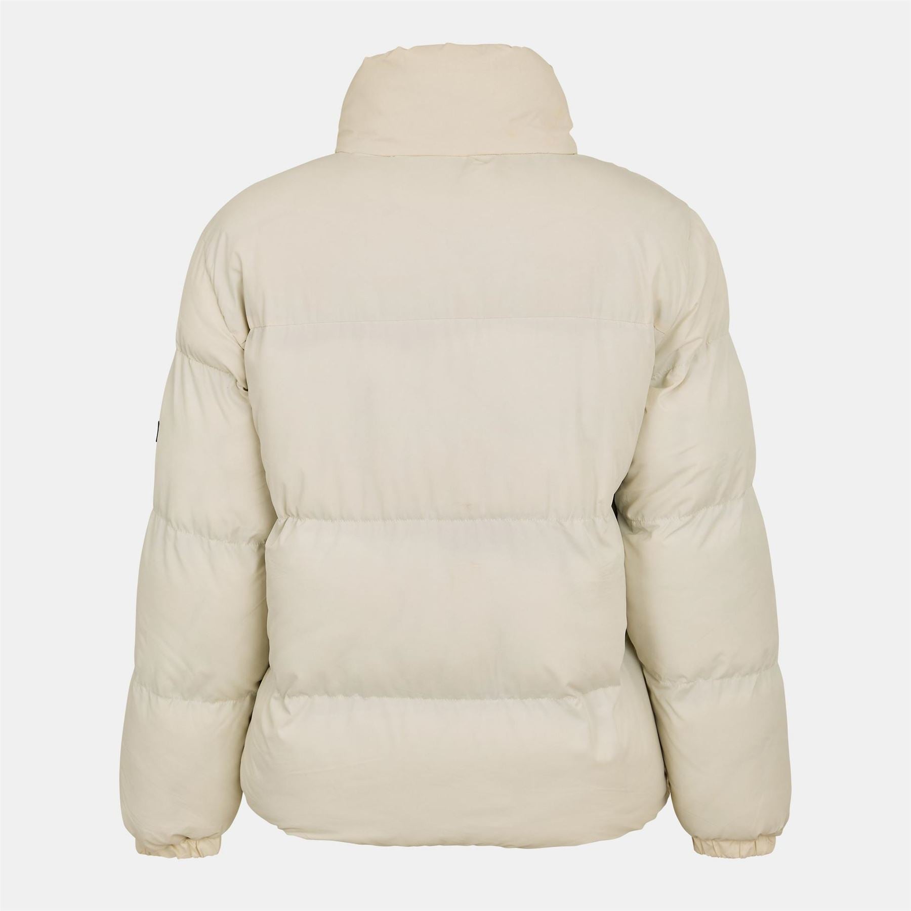 274 Studio Alaska Borg Solid Patterned Zipped Pocket Puffer Jacket