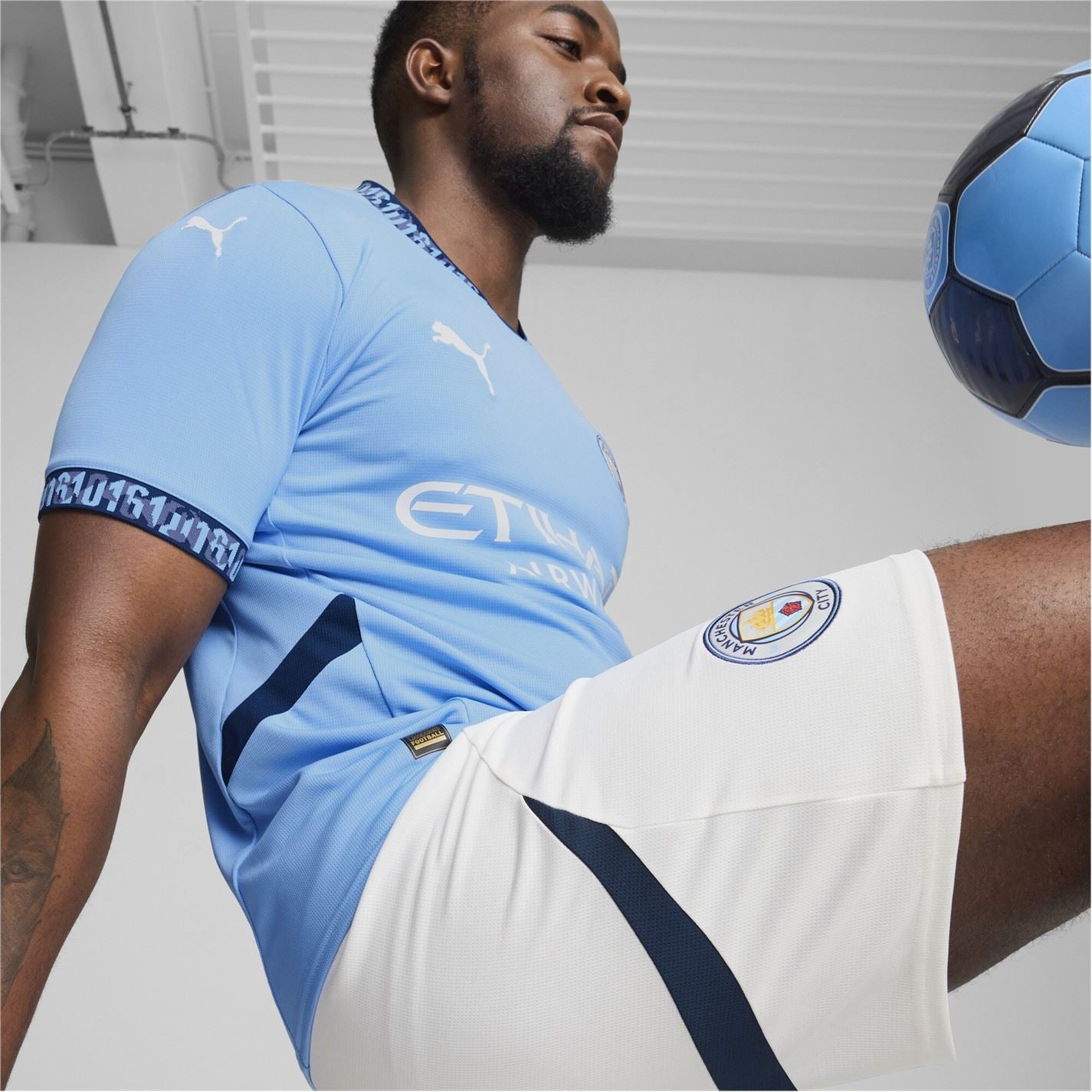 Puma Manchester City Home Shirt 2024 2025 Adults