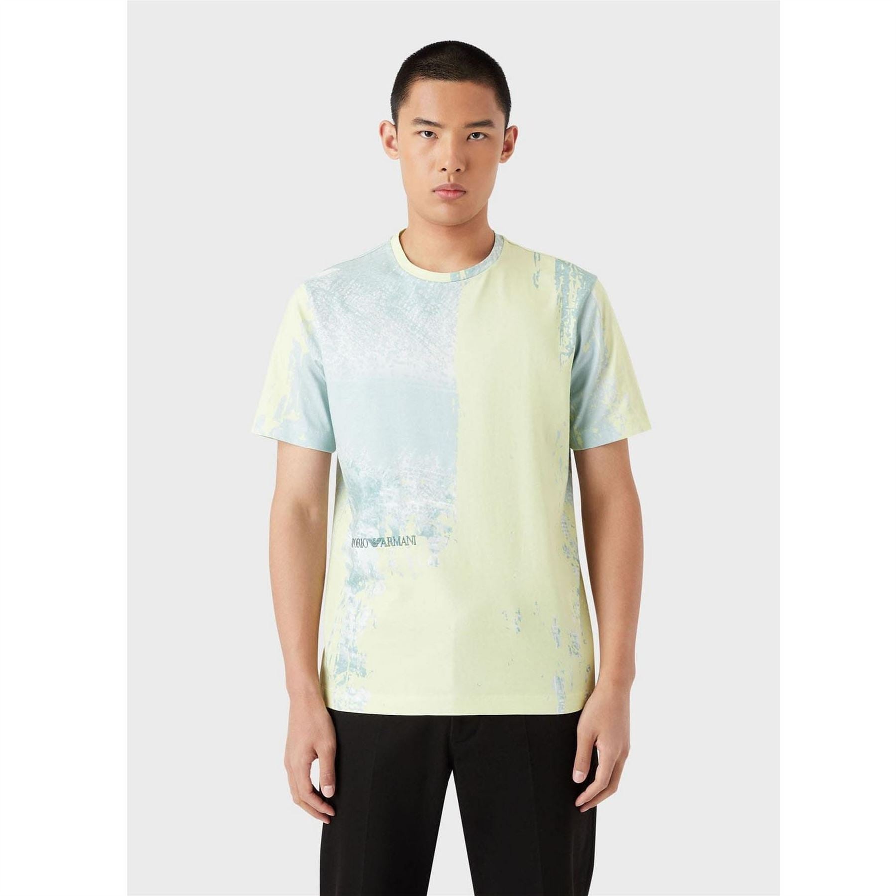 Emporio Armani T-Shirt With Allover City Print