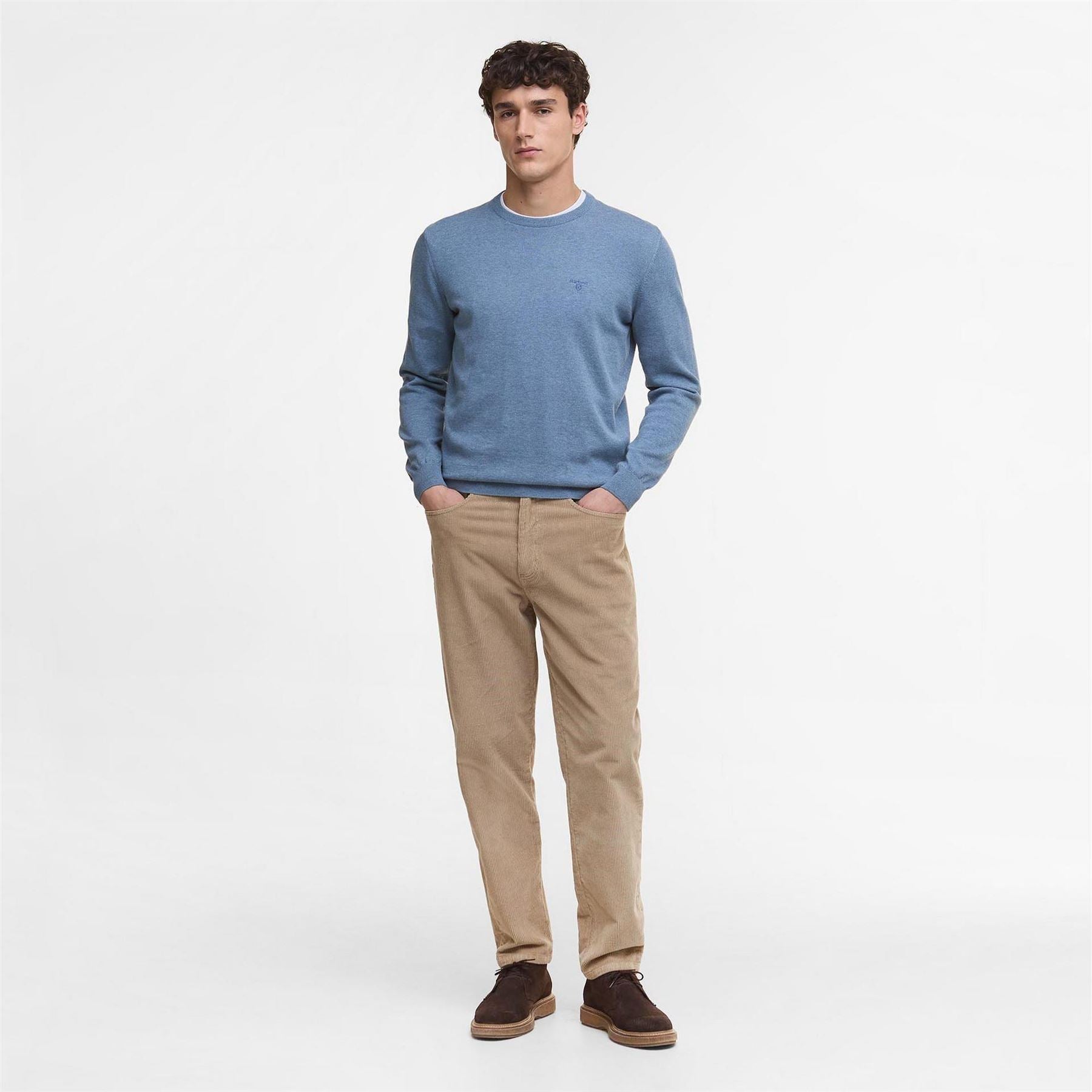 Barbour Cotton Crew Neck Jumper