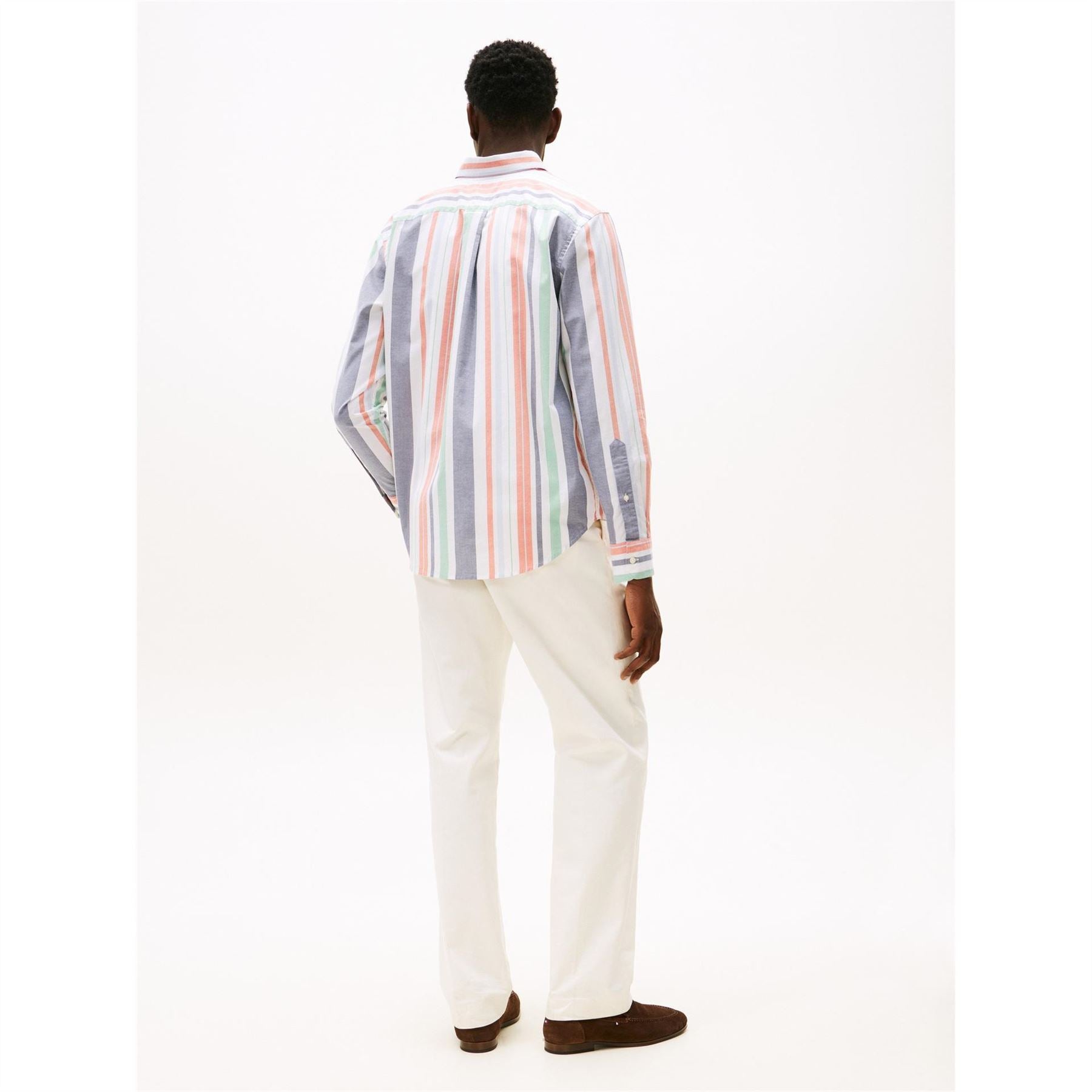 Tommy Hilfiger Regatta Stripe Long Sleeve Patterned Shirt