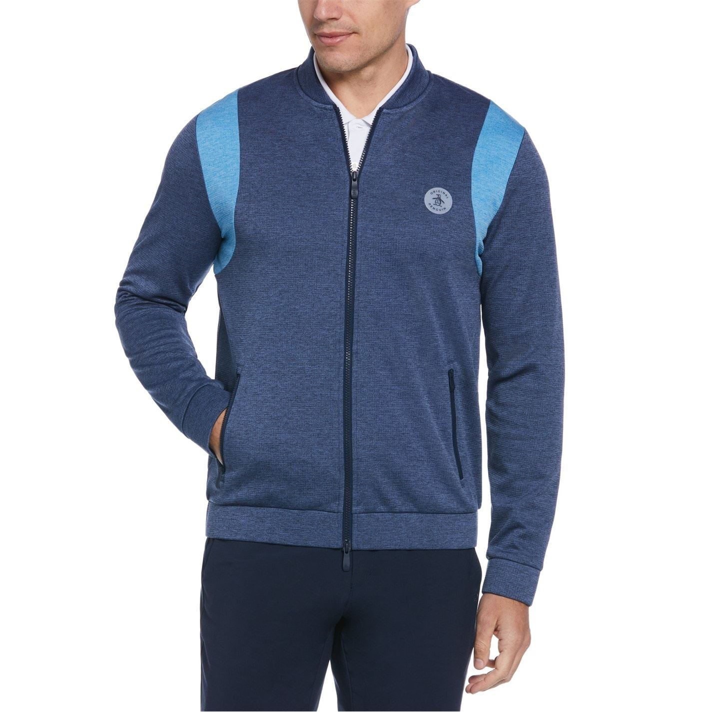 Original Penguin Golf Full Zip Performance Golf Jacket