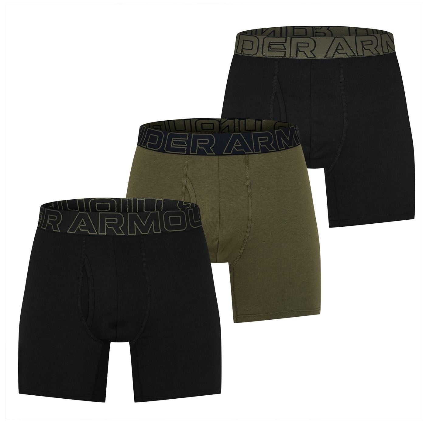 Under Armour Cotton 3 Pack Boxer Brief