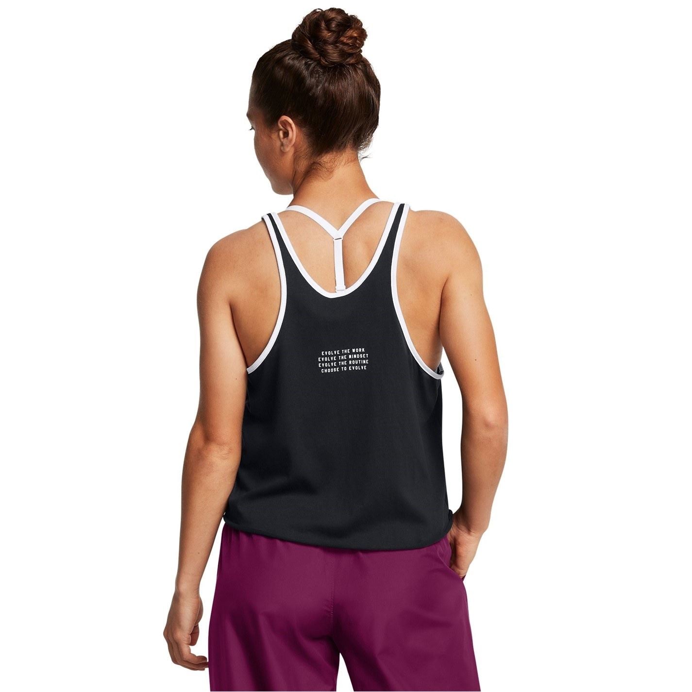 Under Armour Project Rock Cropped Relaxed Fit Graphic Tank