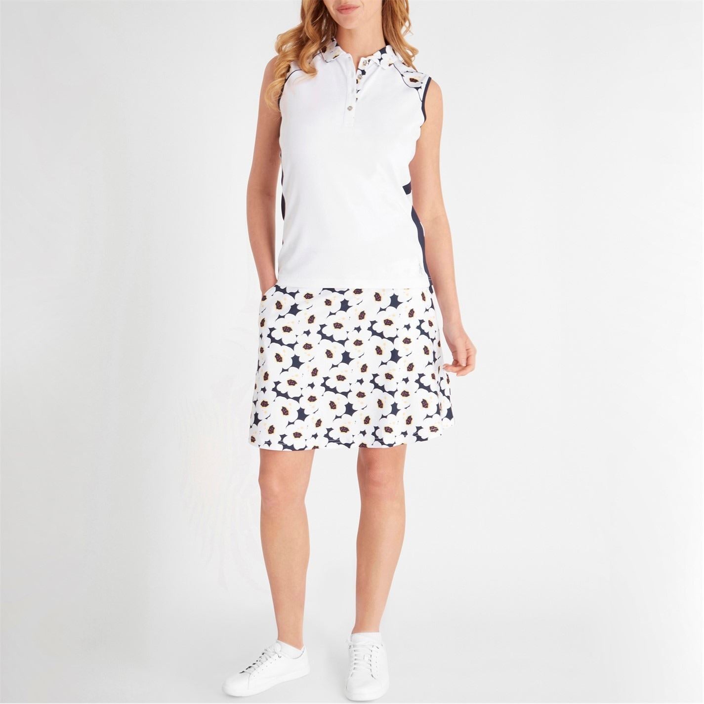 Calvin Klein Golf Sleeveless Performance Polo Shirt