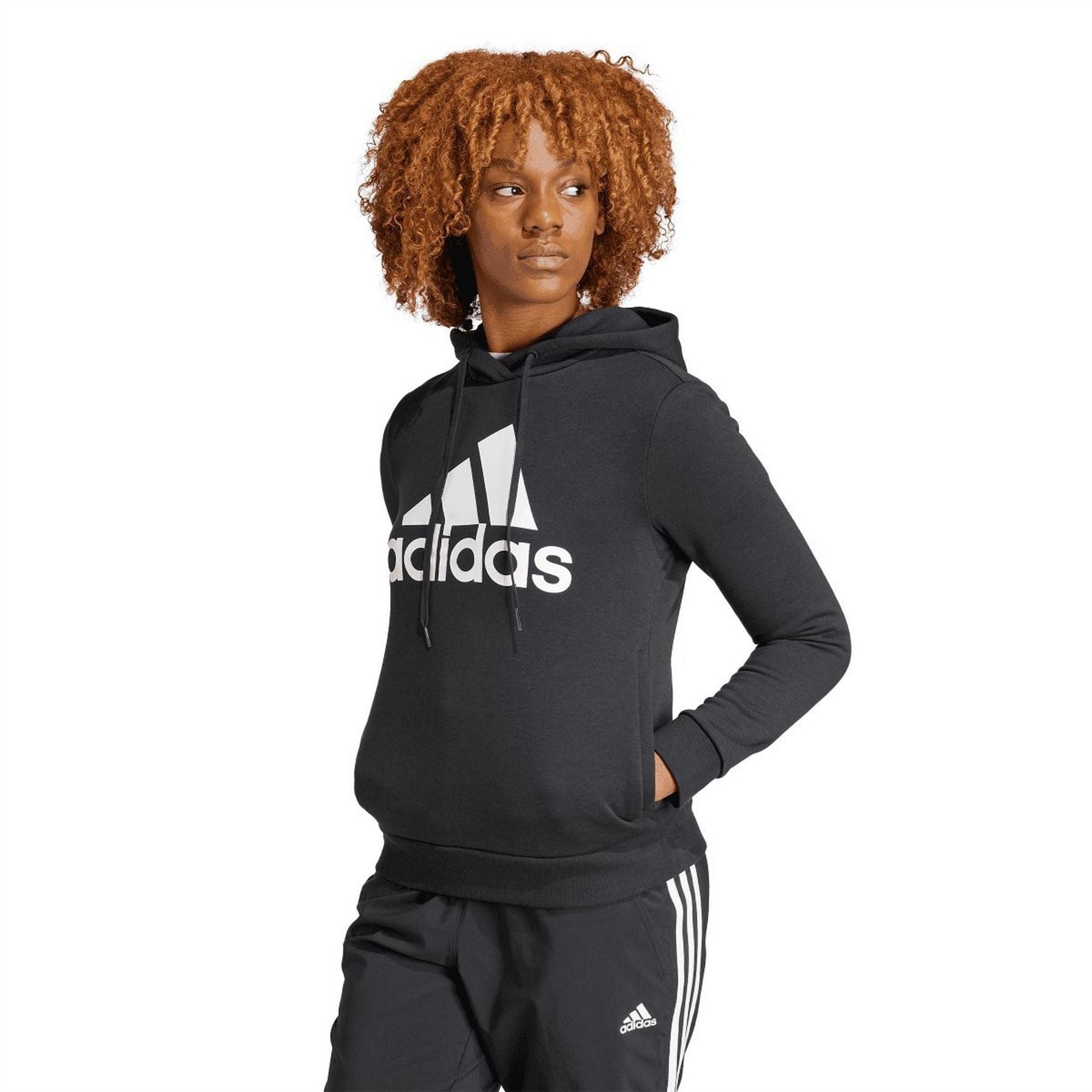 adidas Big Logo Fleece Hoodie