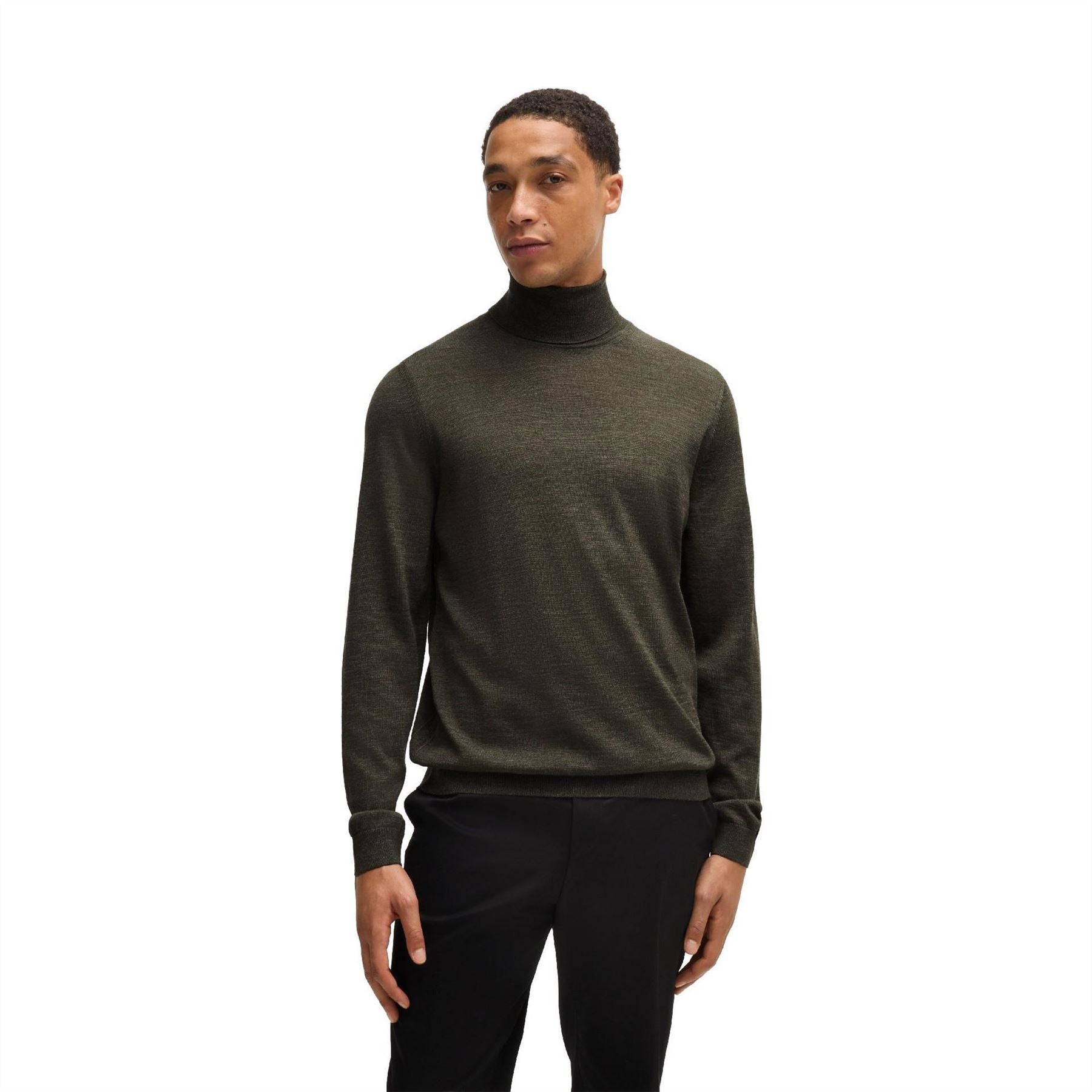 Boss Turtle Neck Long Sleeve Regular Fit Sweater