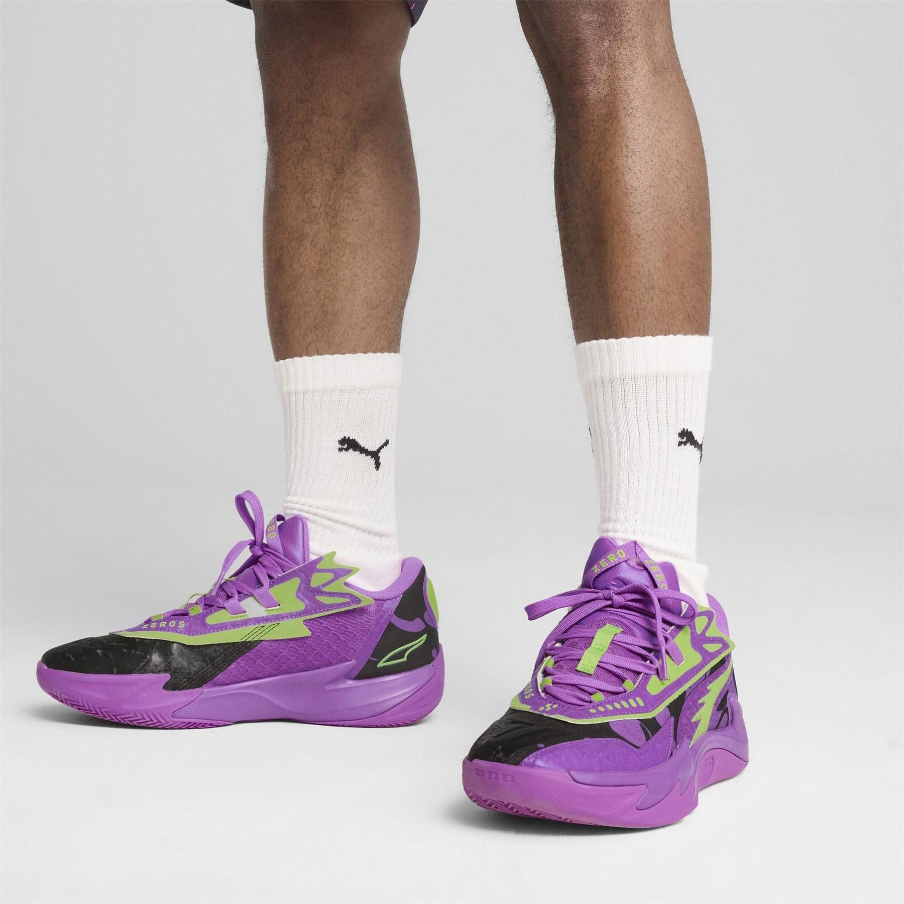 Puma Scoot Zeros Ii Purple Lab Basketball Trainers