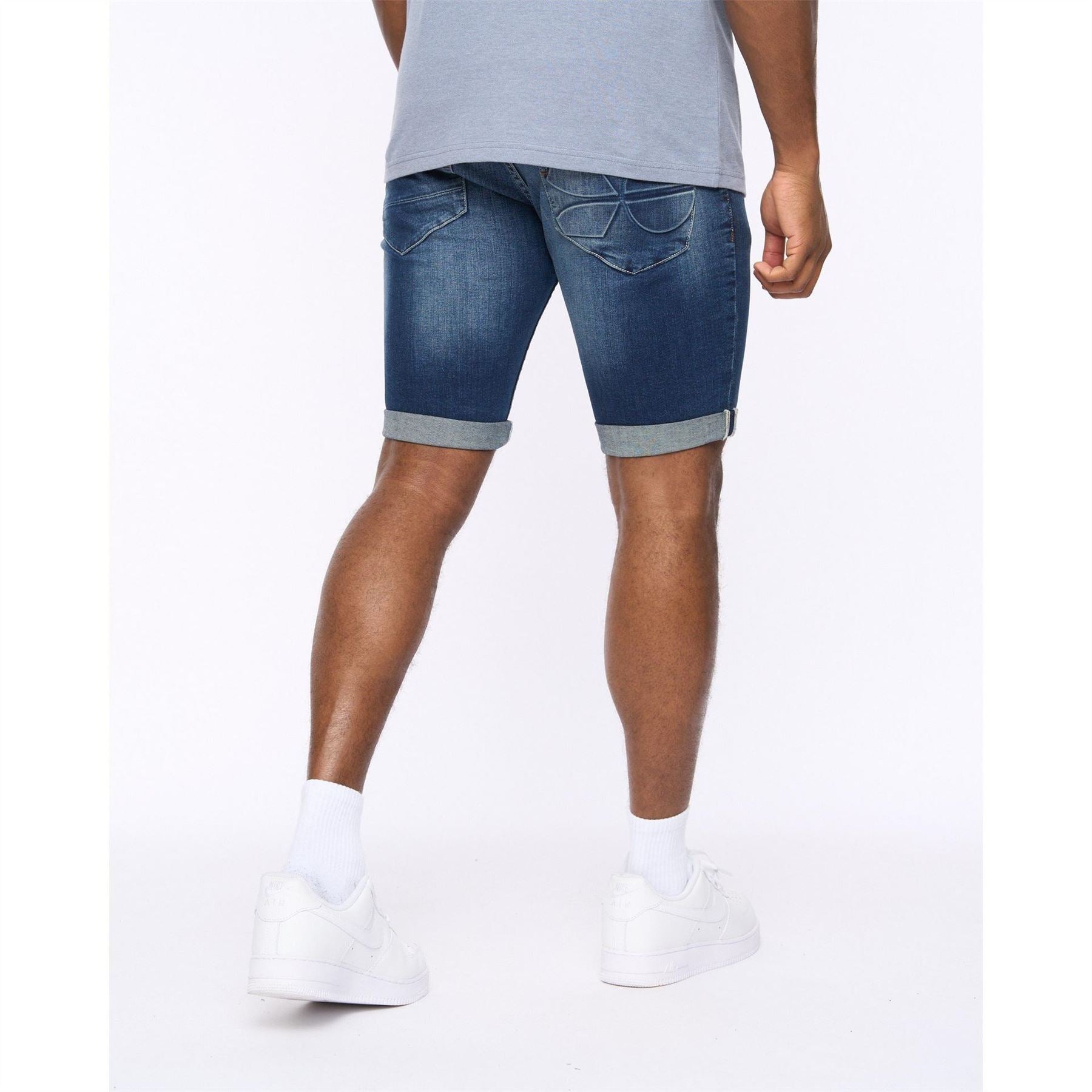 Crosshatch Tonwin Denim Shorts