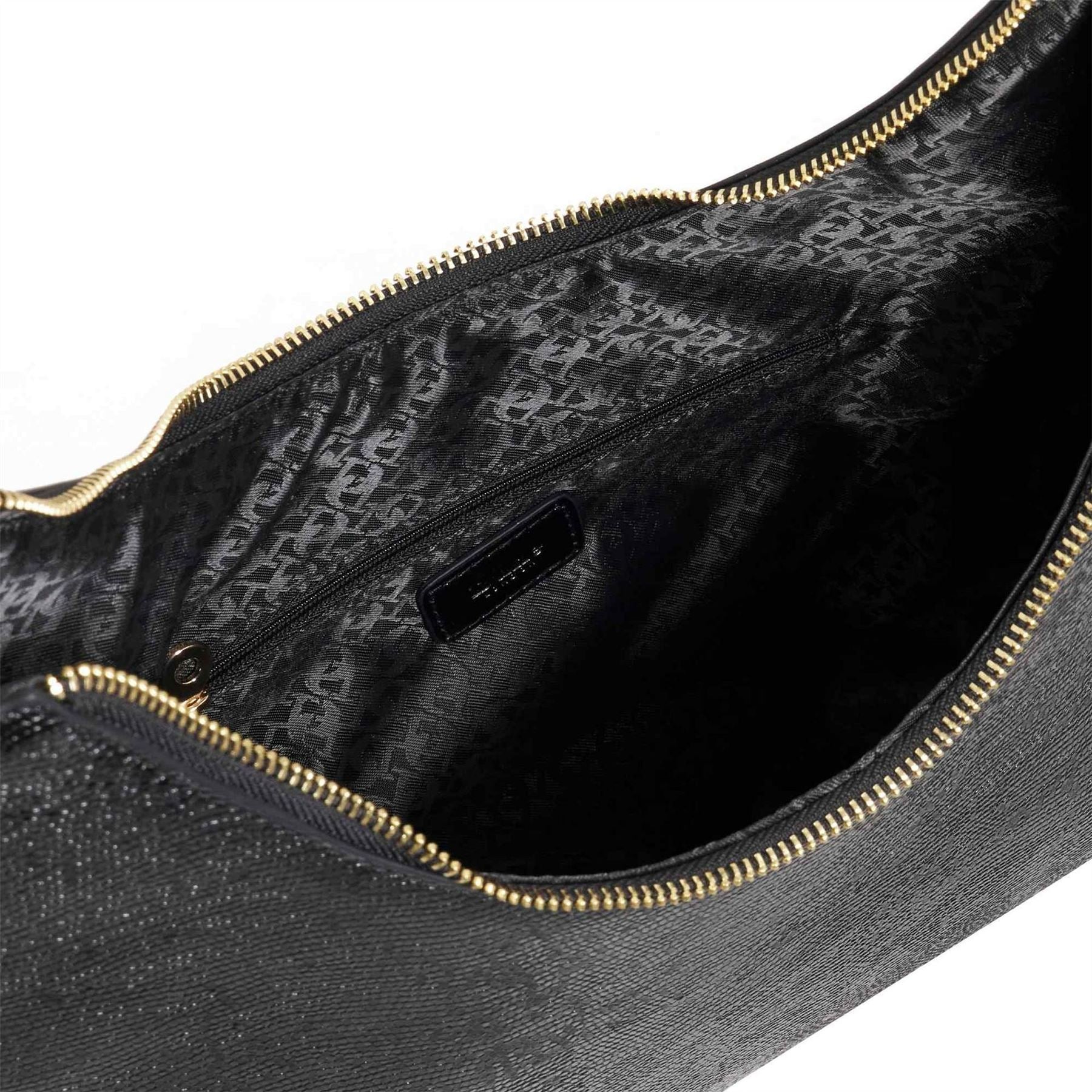 Dune London Daintily Crescent Shape Hobo Bag with Gold Tone Hardware