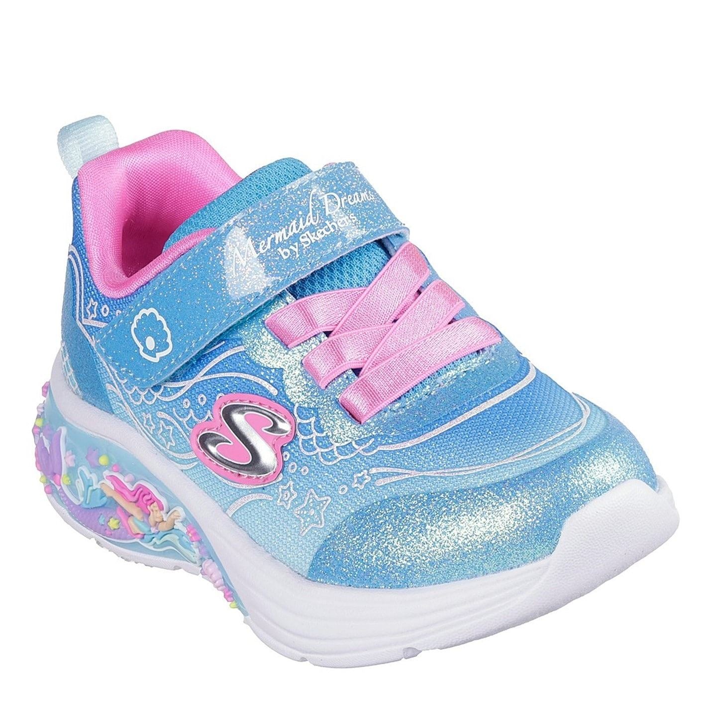Skechers My Dreamers Light-Up Little Mermaid Sneakers