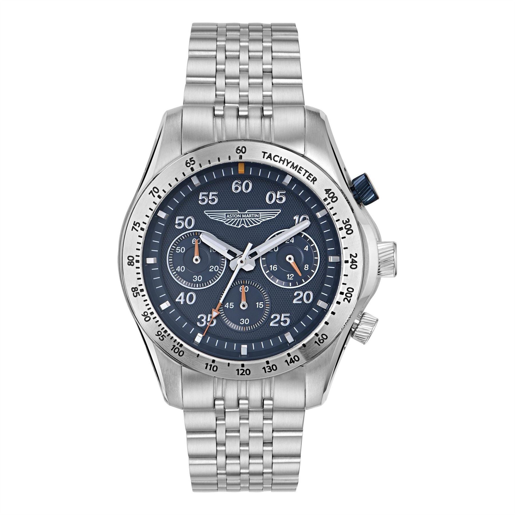 Aston Martin Signature Sn62 Racing Leather Rally Strap Analogue Watch