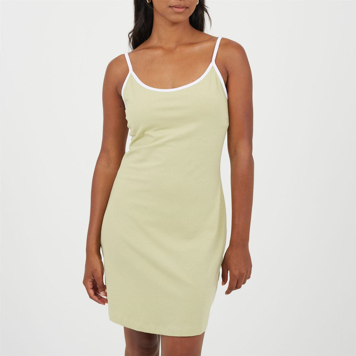 Brave Soul Spaghetti Strap Sleeveless Mini Slip Dress