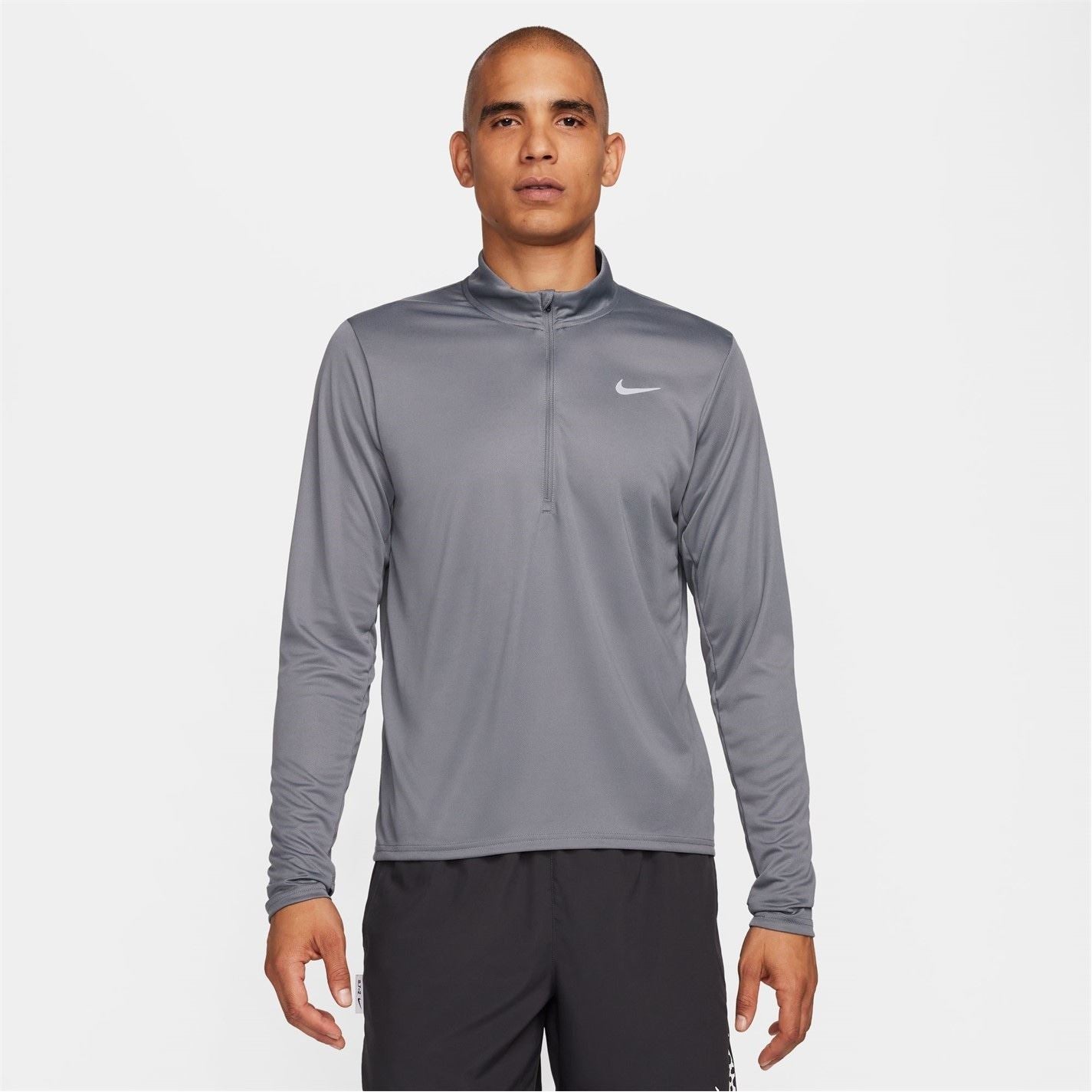 Nike Mens Half Zip Core Long Sleeve Running Top