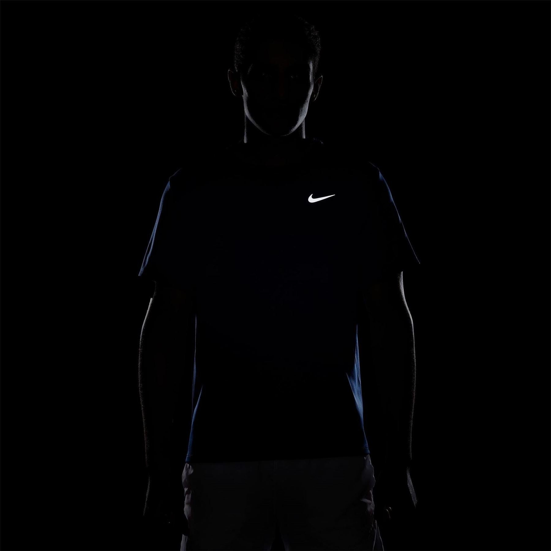 Nike Mens Drifit Miler Running Top