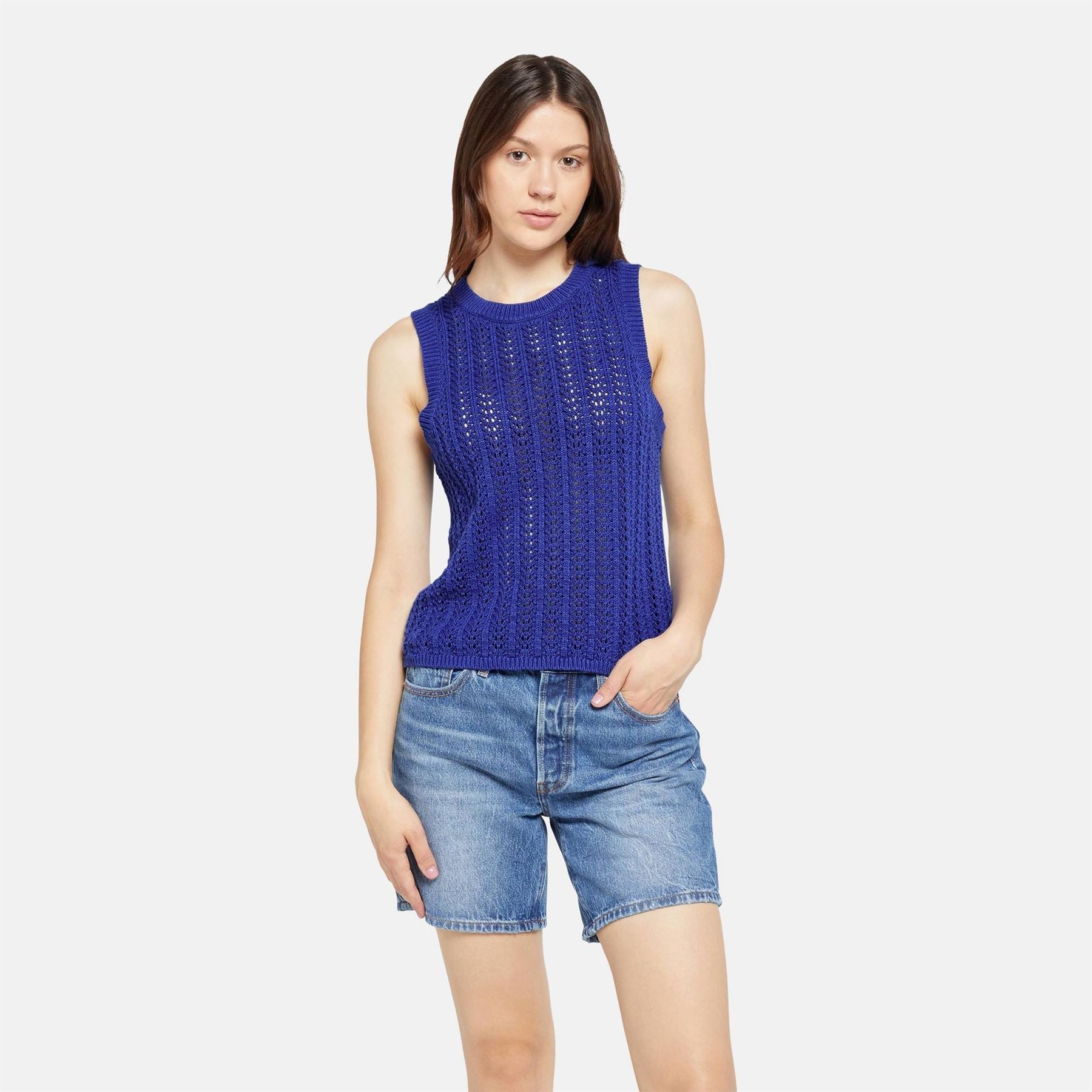 Levis Sunrise Crochet Crew Neck Jumper