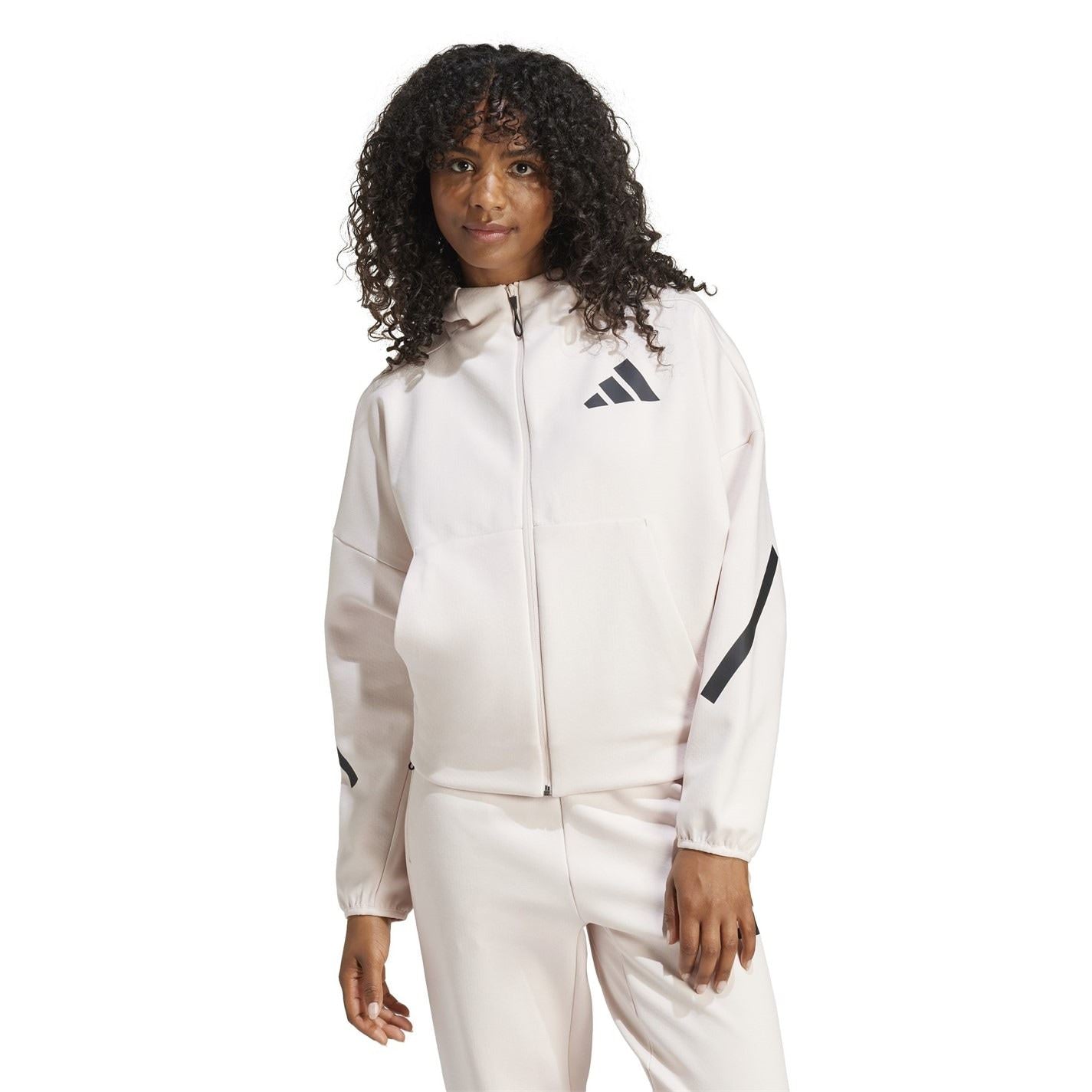 adidas Womens Z.n.e. Full Zip Hoodie