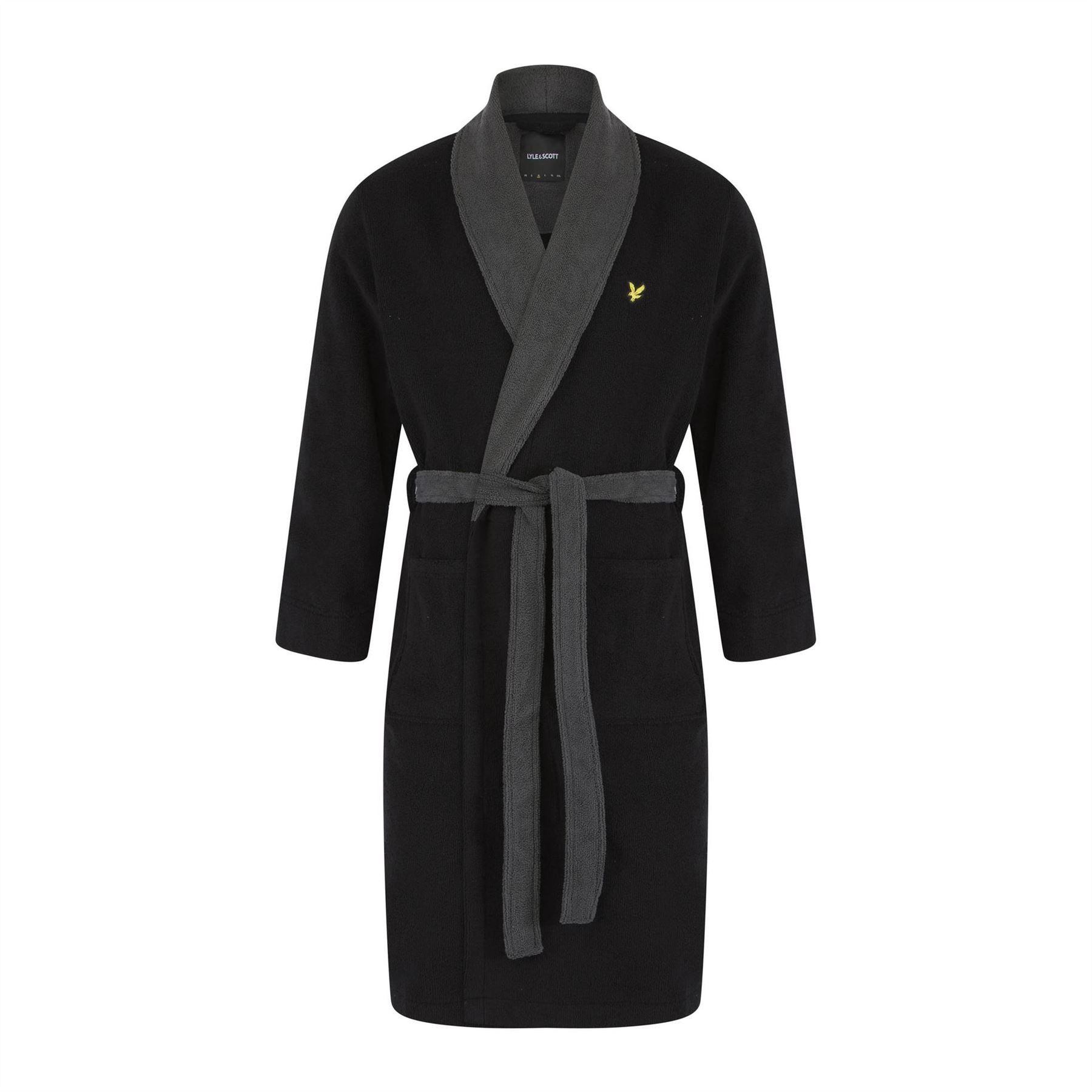Lyle and Scott Contrast Trim Absorbent Towel Dressing Gown