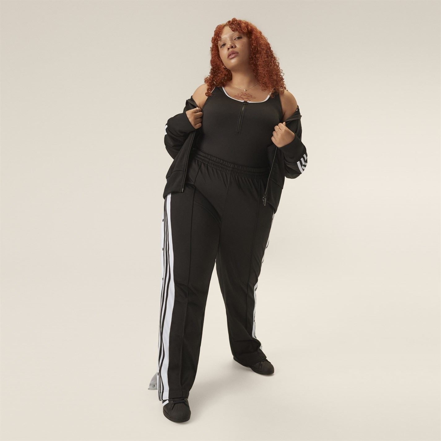 adidas Originals Womens Adicolor Classics Adibreak Plus Size Tracksuit Bottoms