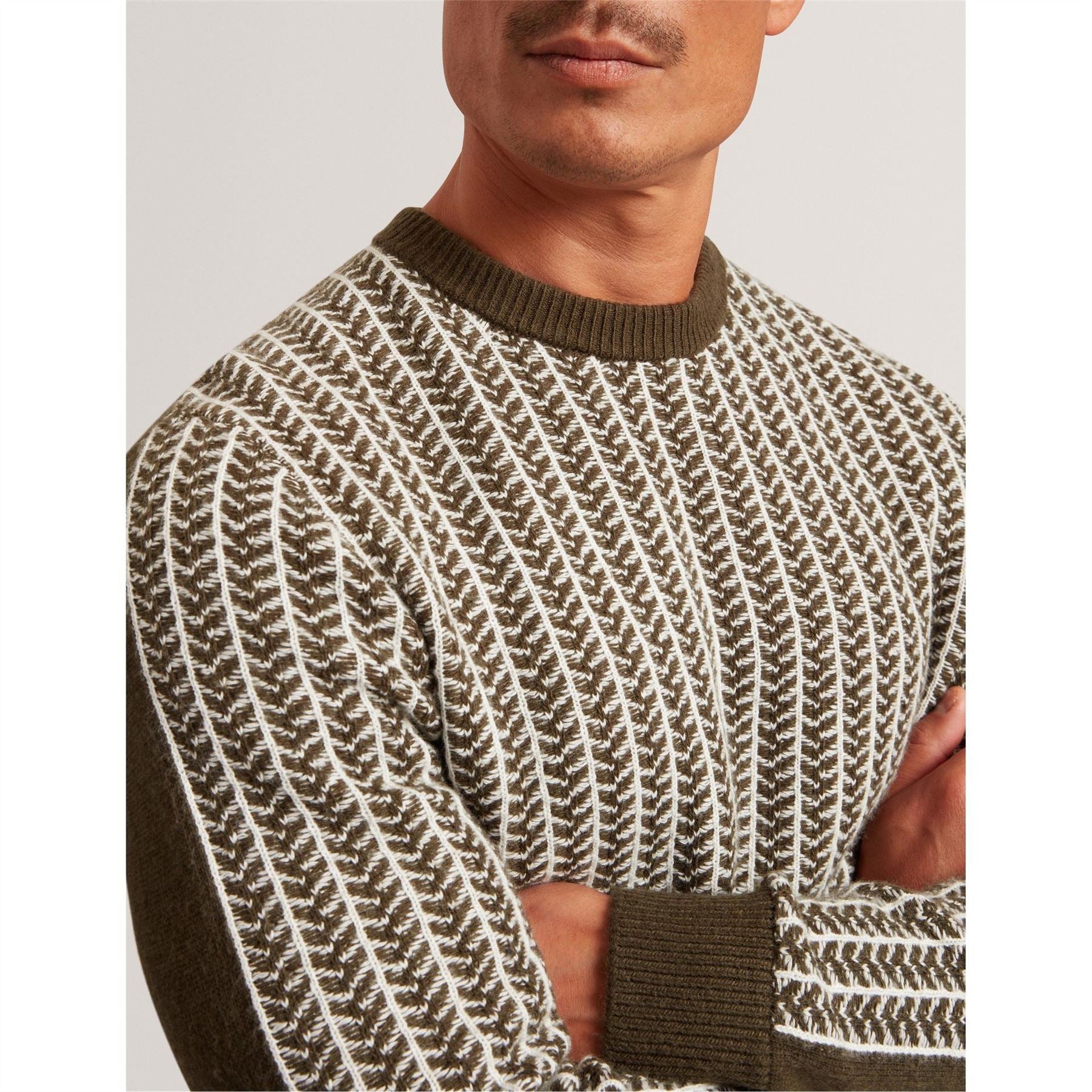 Ted Baker Textured Crew Sweatshirt