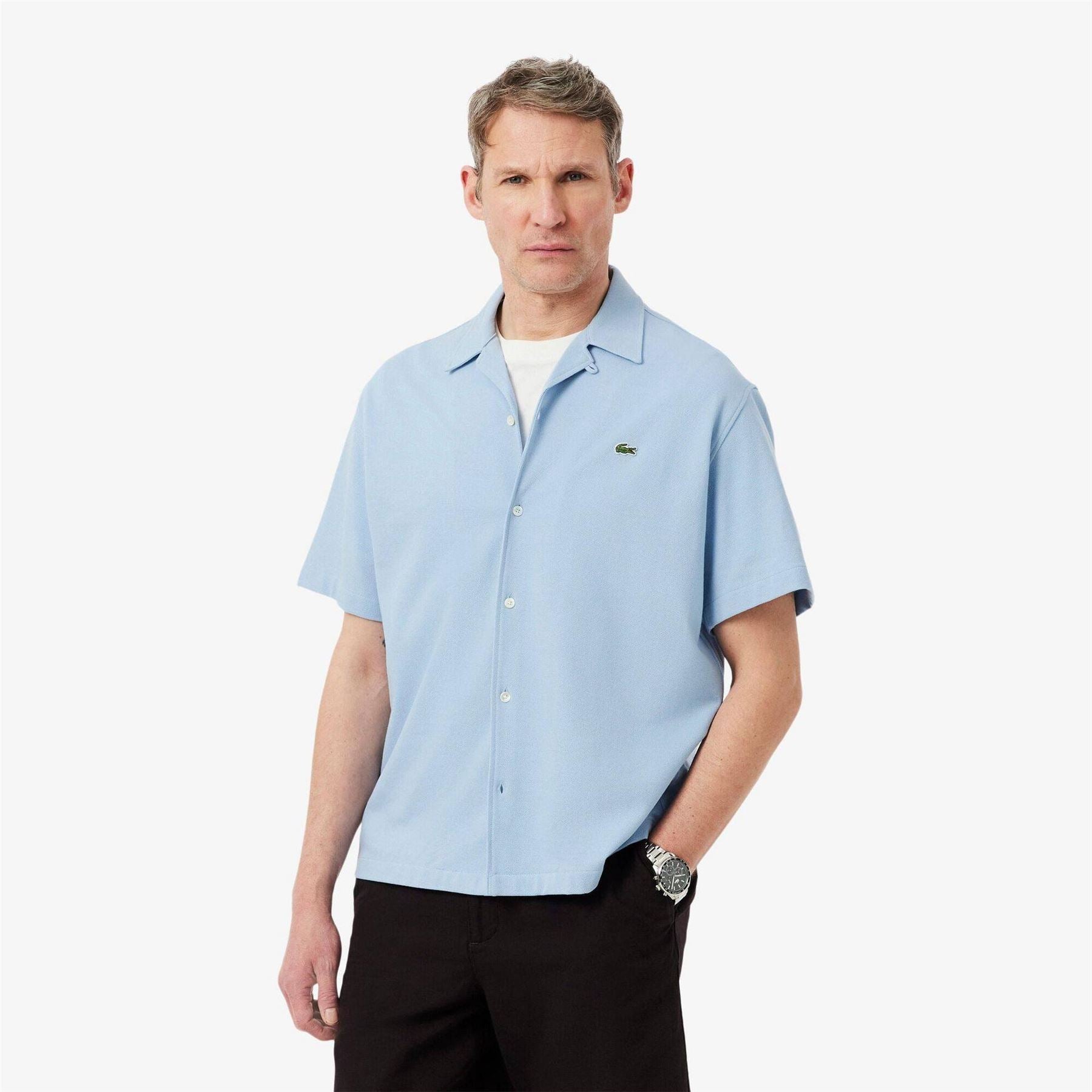 Lacoste Short Sleeve Plain Shirt