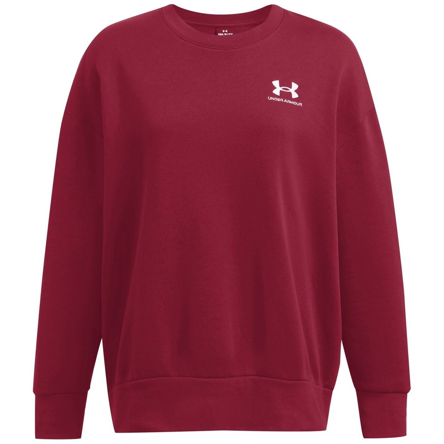 Under Armour Womens Armour Essential Fleece Os Crew Sweatshirt