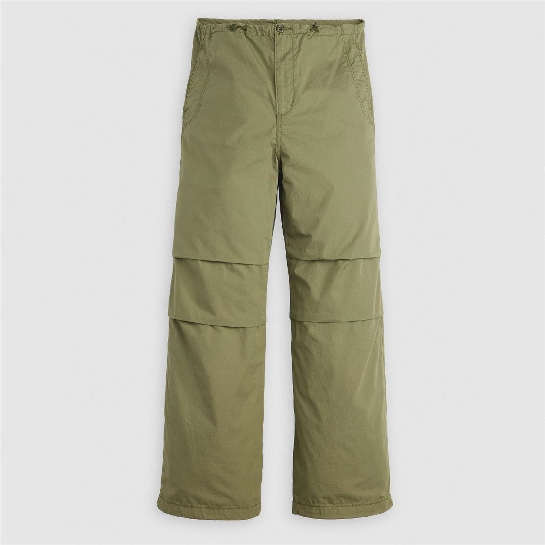 Levis Solid Patterned Wide Leg Parachute Pants