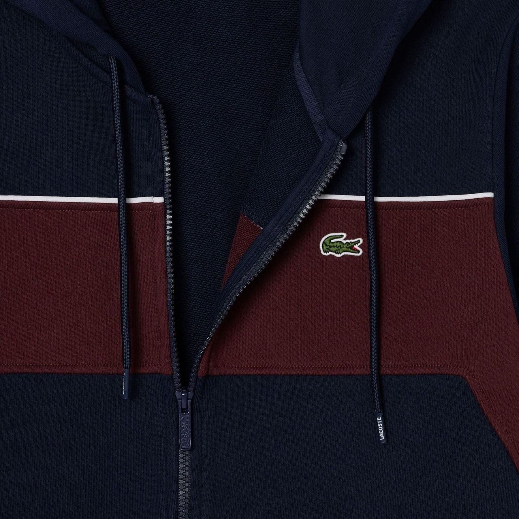 Lacoste Up Colour Block Hoodie