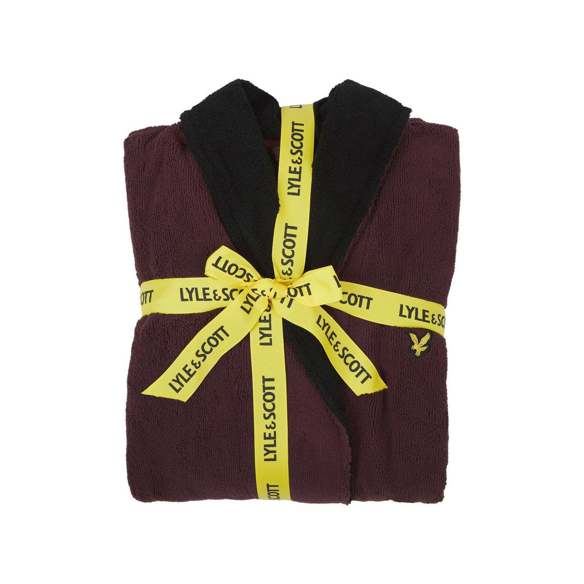 Lyle and Scott Contrast Trim Absorbent Towel Dressing Gown