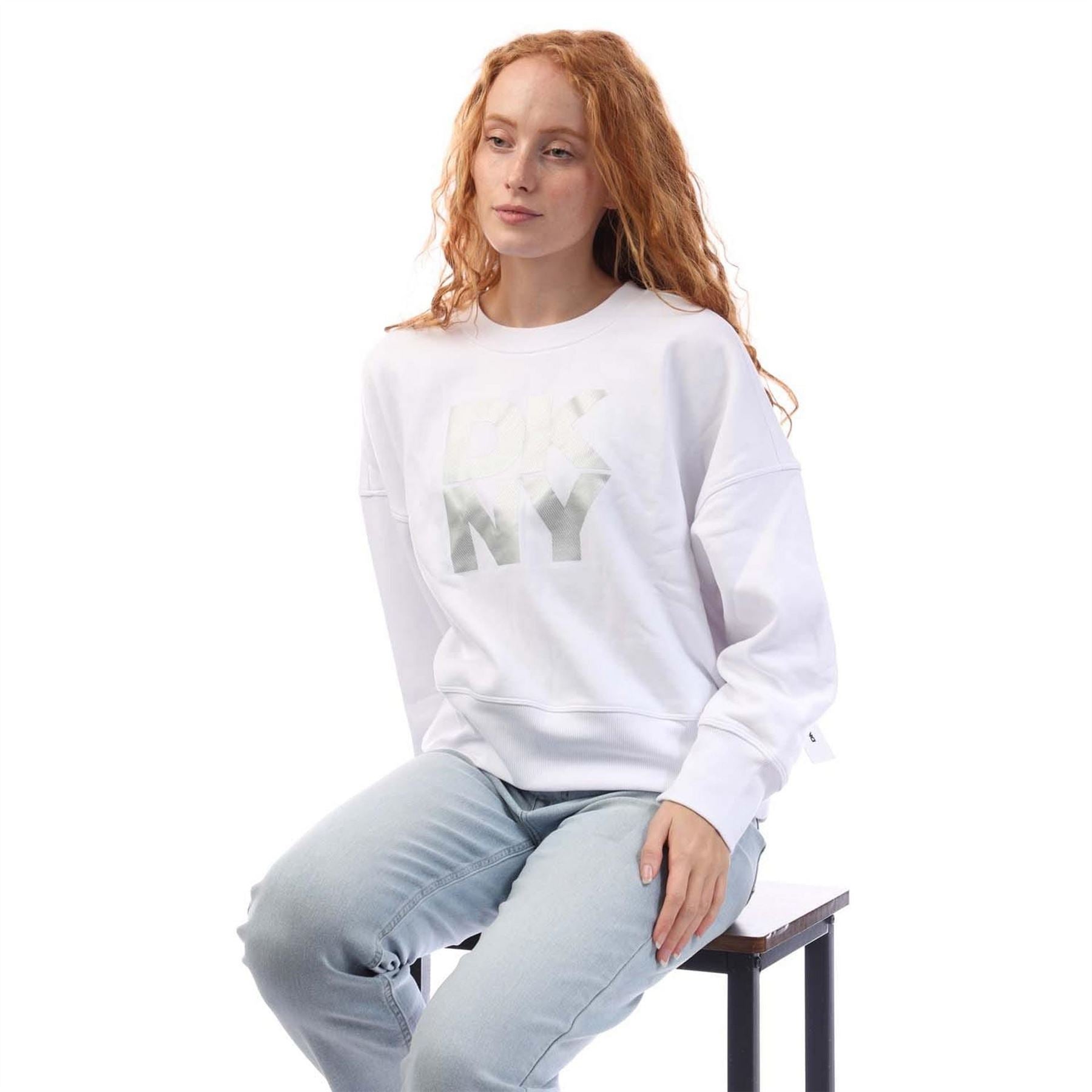DKNY Logo Crew Neck Sweat