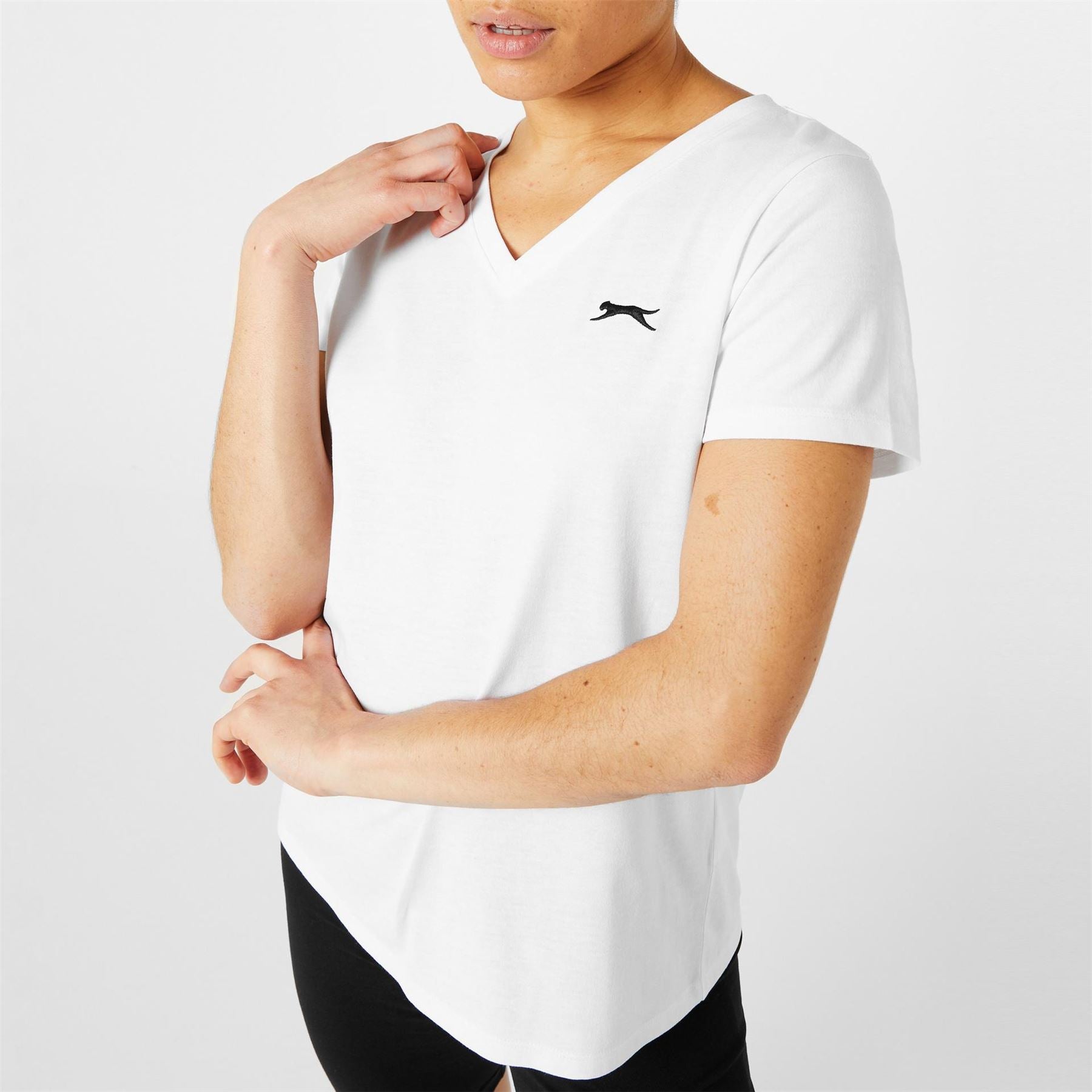 Slazenger Ladies V Neck Tee Shirt