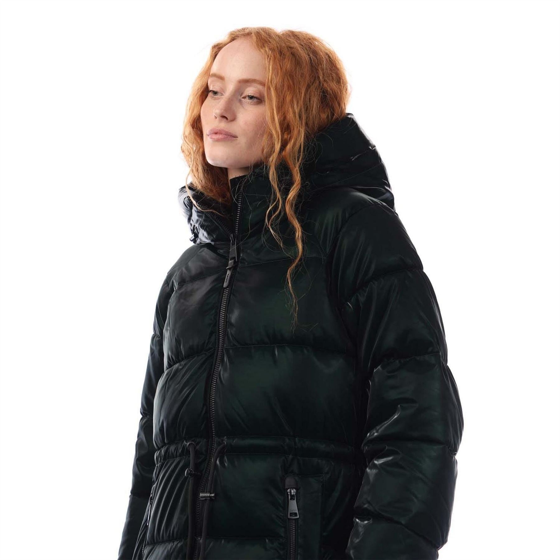 DKNY Front Drawcord Puffer Jacket