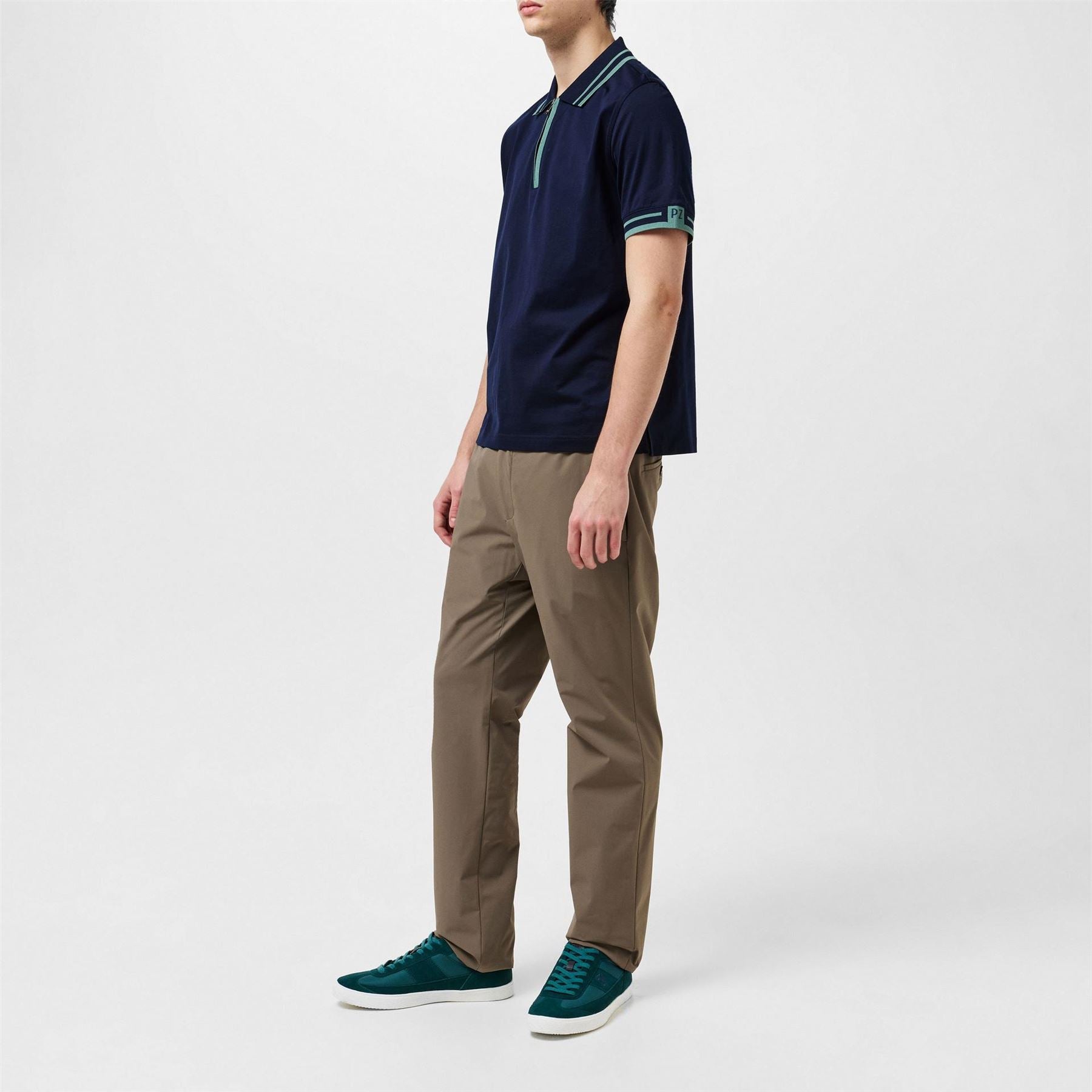 Farah Mens Stanton Suede Cupsole Low Top Trainers
