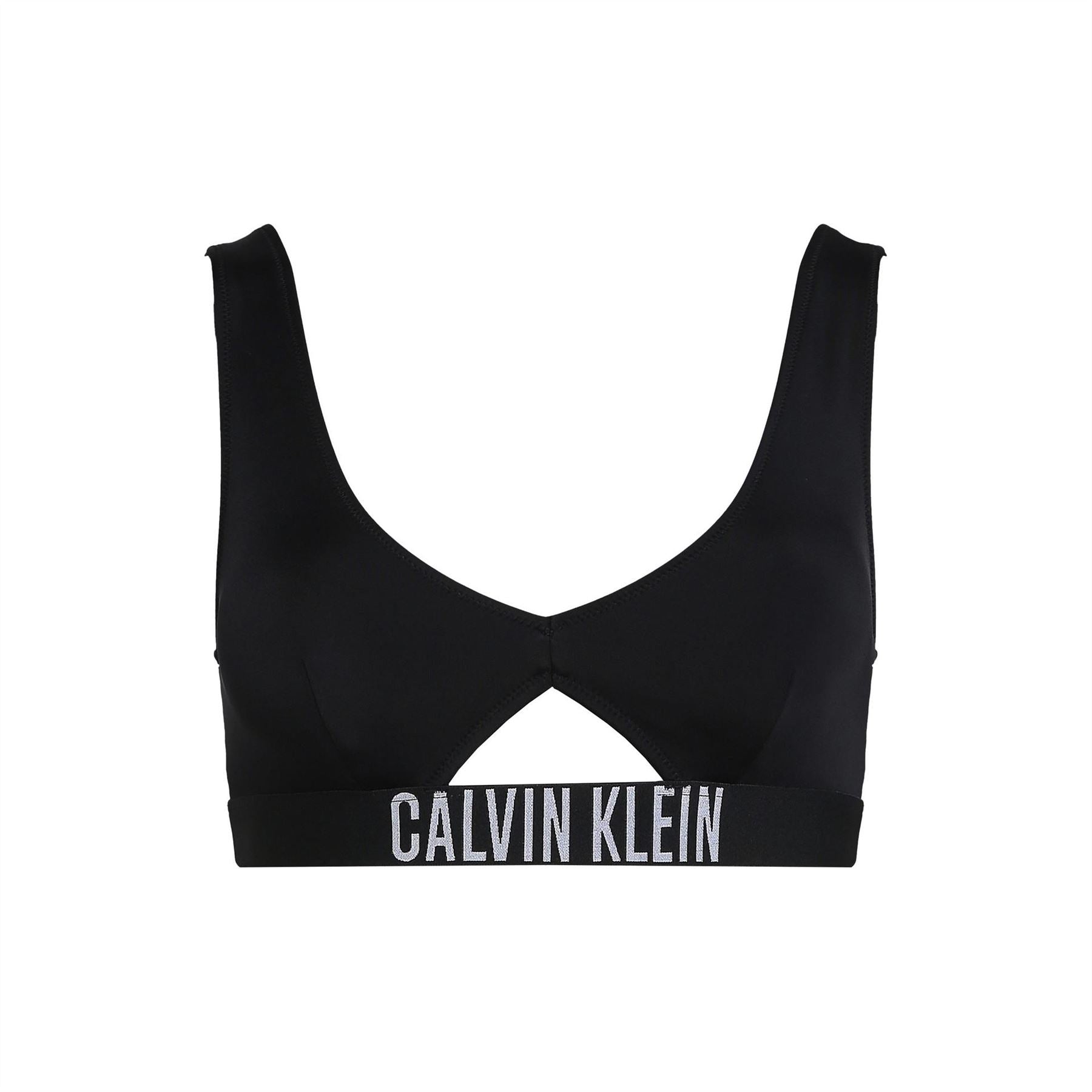 Calvin Klein Swim Top With Removable Pads
