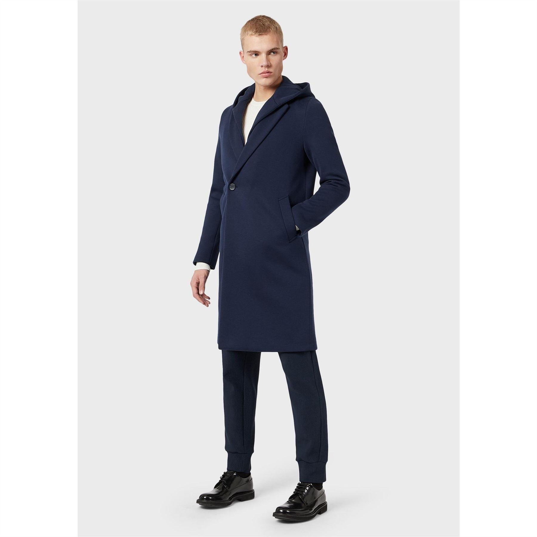 Emporio Armani Weather Resistant Tailored Fit Trench Coat