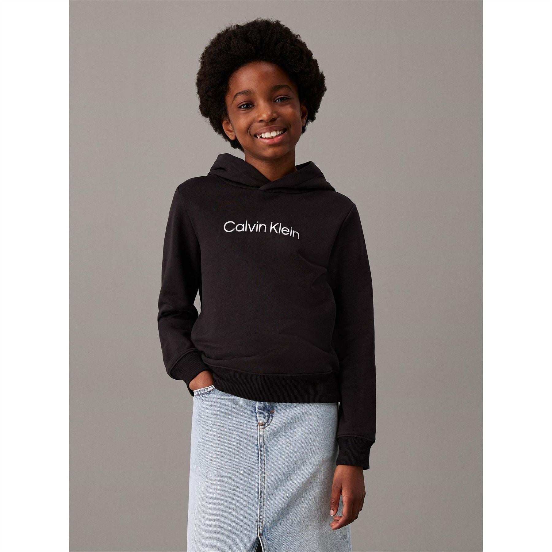Calvin Klein Jeans Ckj Inst Logo Over The Head Hoodie
