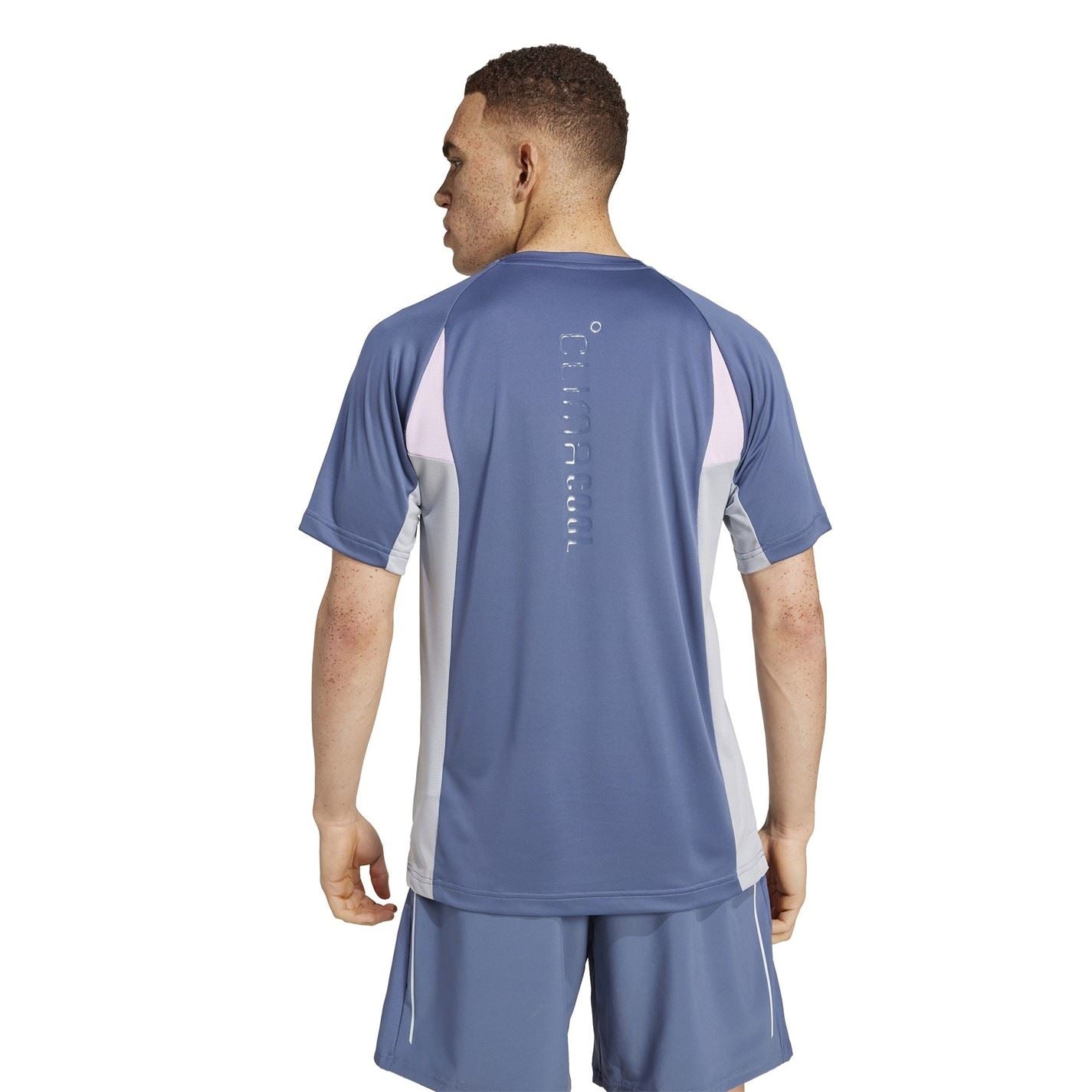 adidas Mens Climacool Colorblock T-Shirt