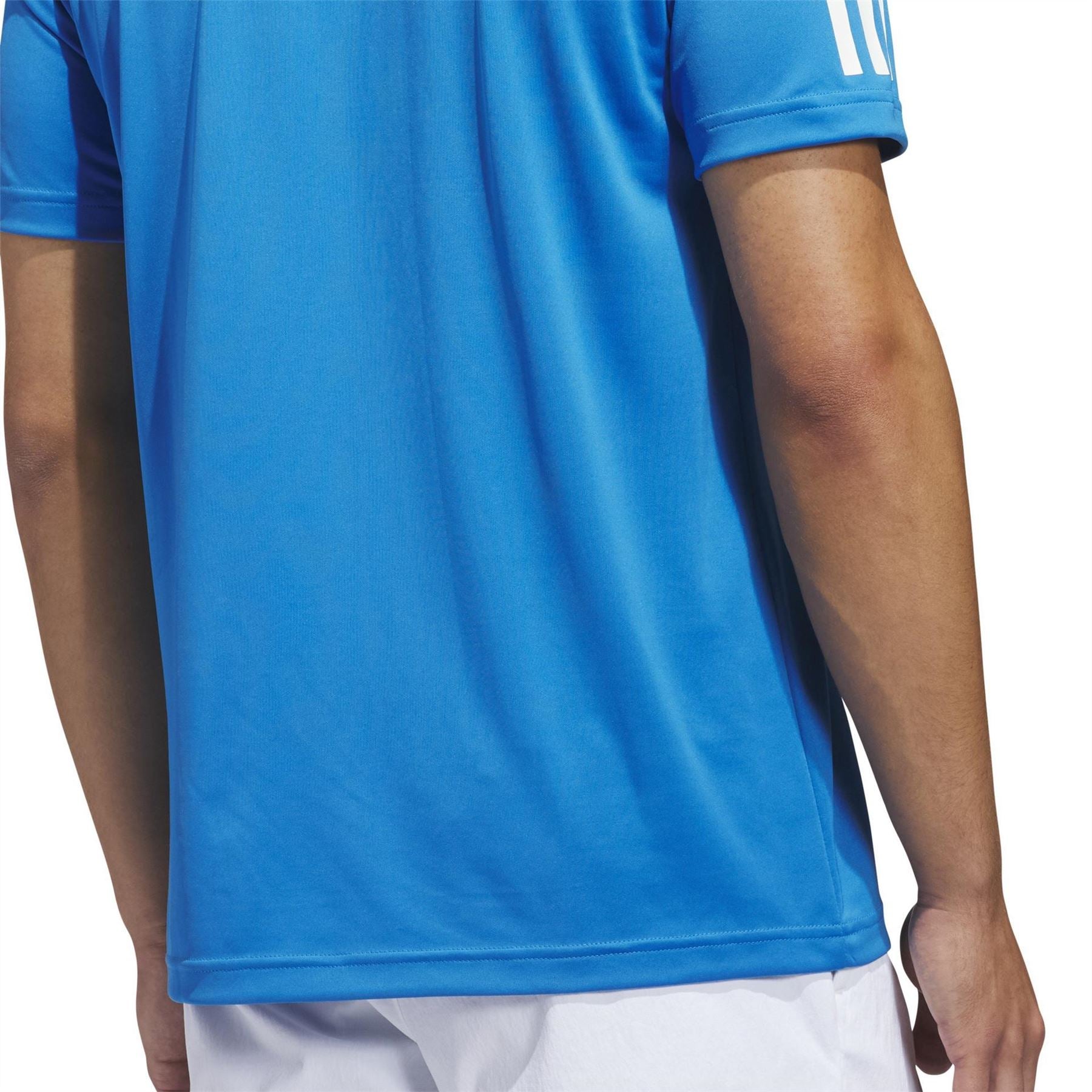adidas Mens 3 Stripe Polo Shirt