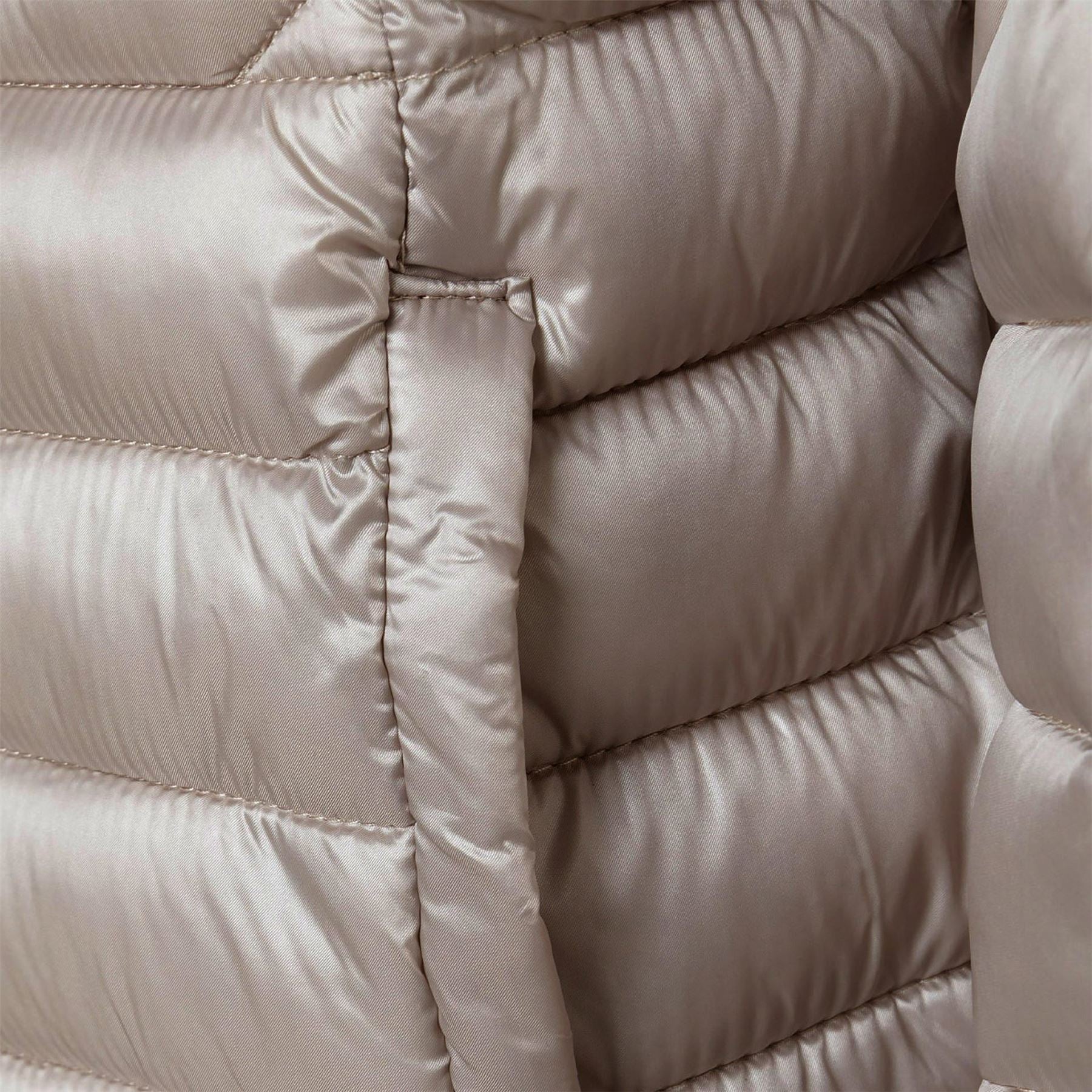 Minoti Girls Quilted Jacket With Hood Zip Fastening Grey
