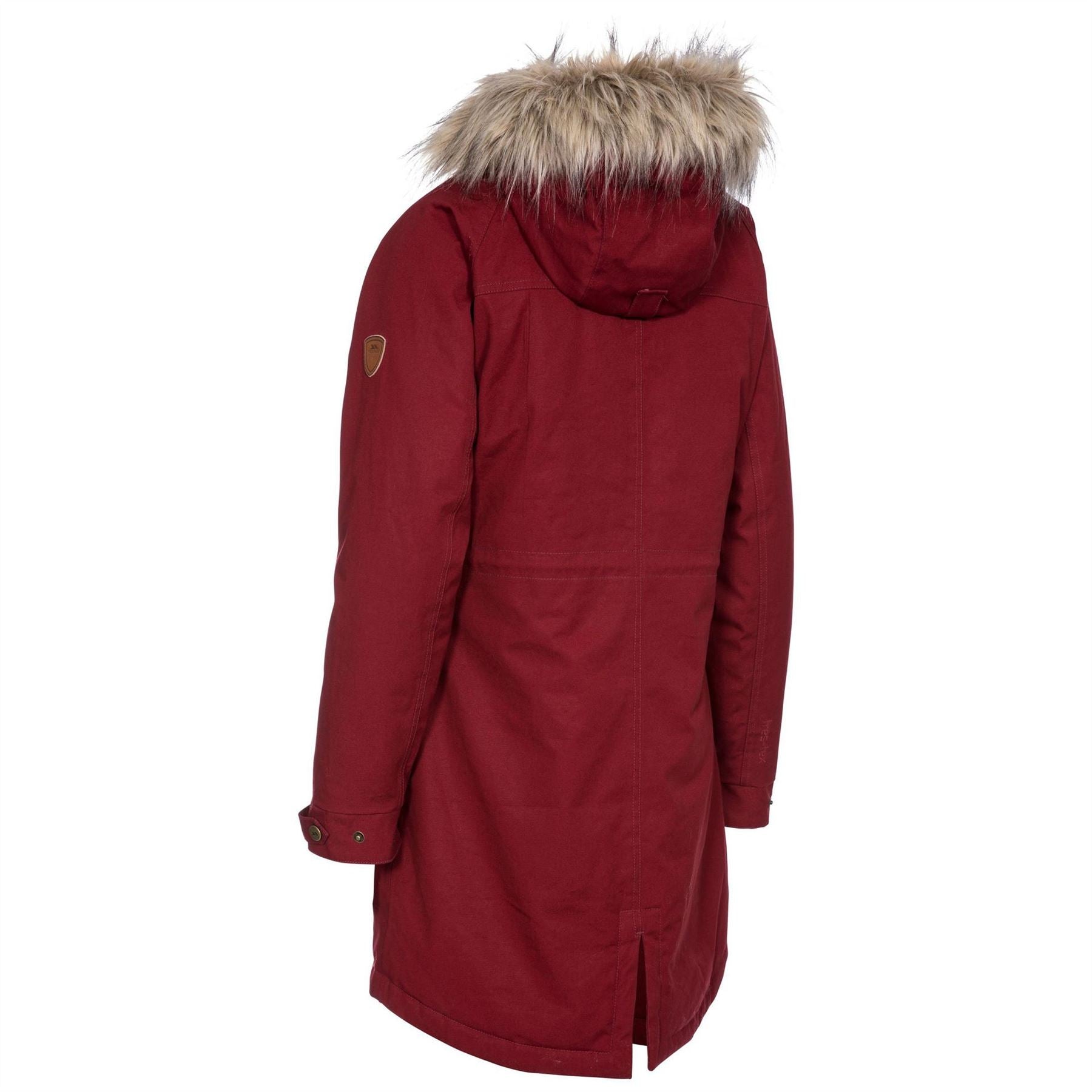 Trespass Faithful Hooded Solid Patterned Parka Coat