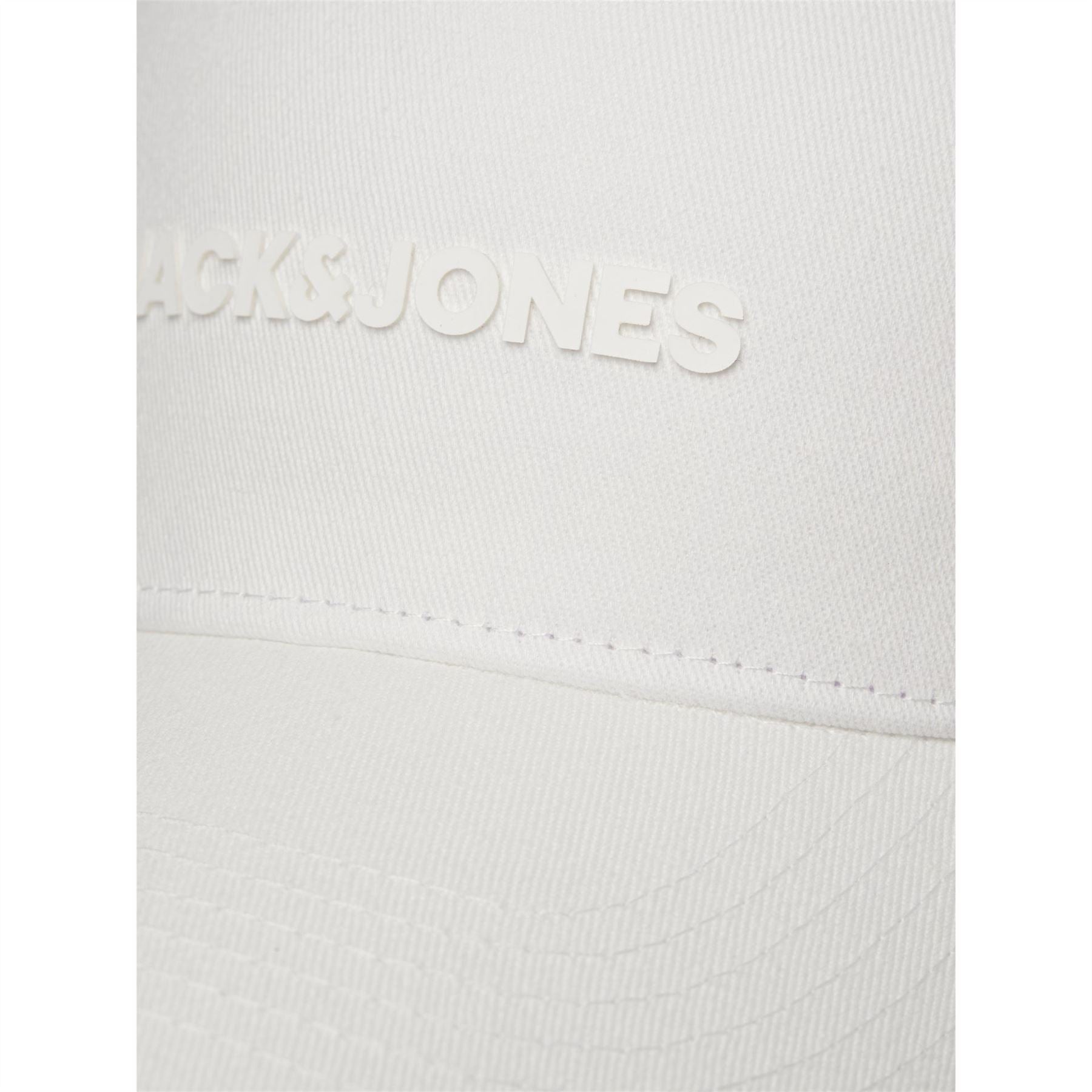 Jack and Jones Solid Patterned Lettering Logo Dad Cap